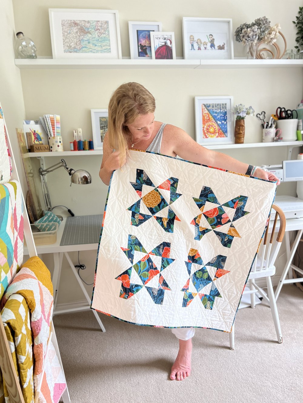 Prairie Rose Quilt pattern - by The Blanket Statement