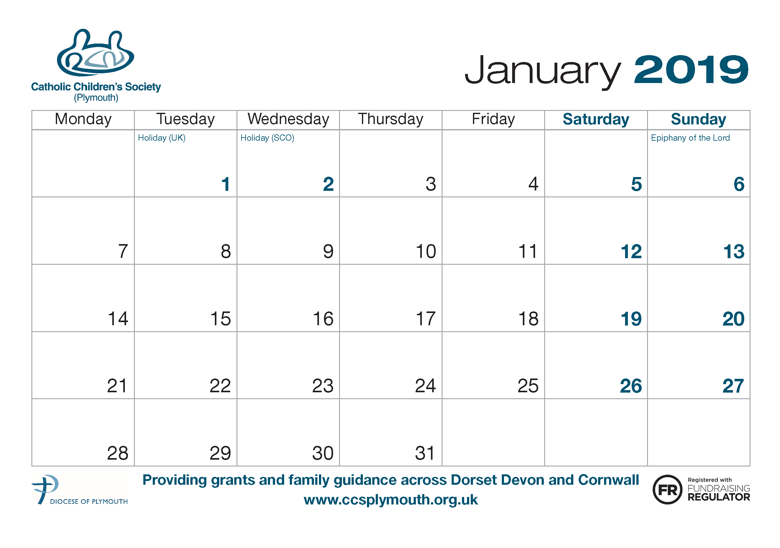 Booklet Calendar A4