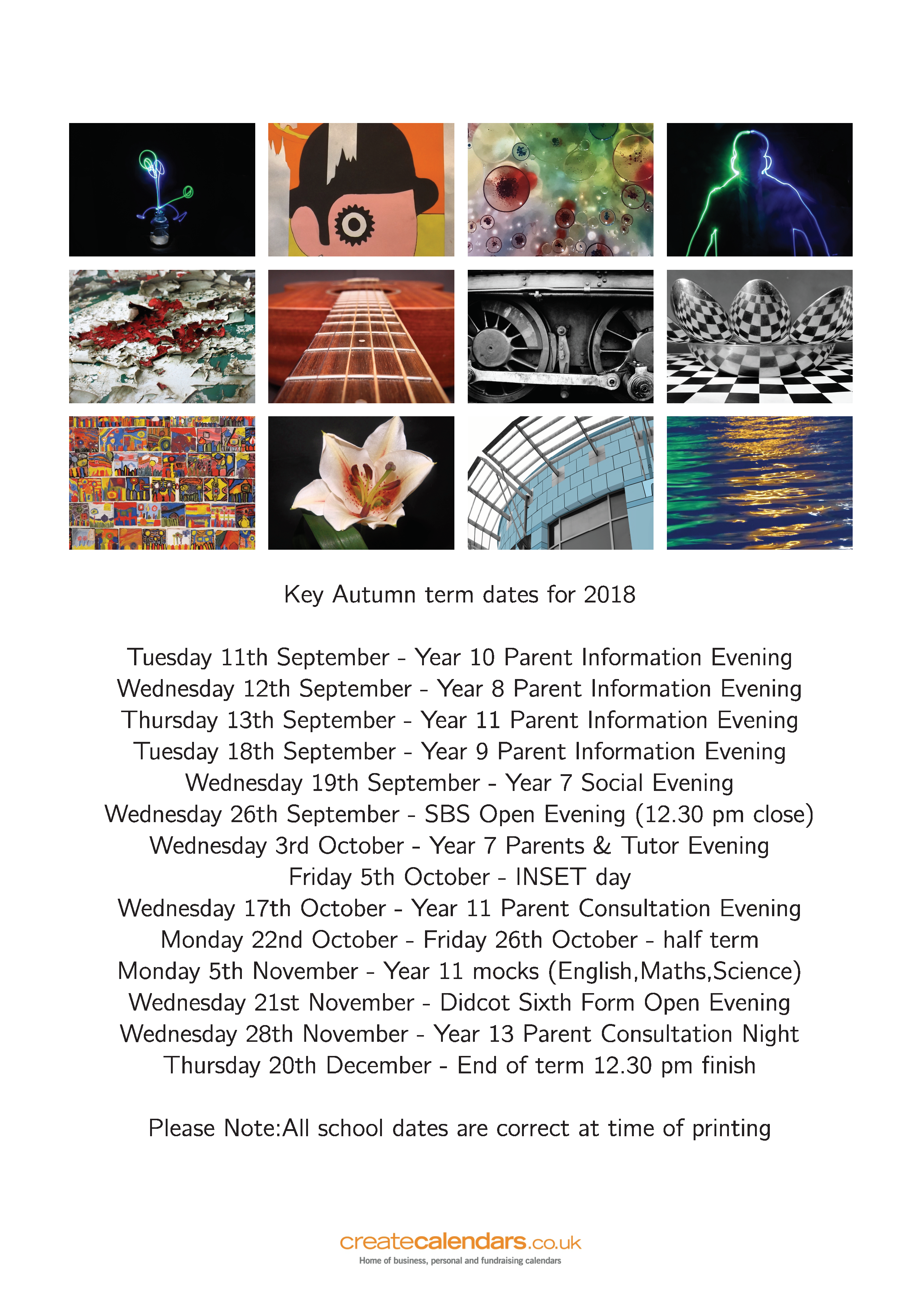 Multi images + events