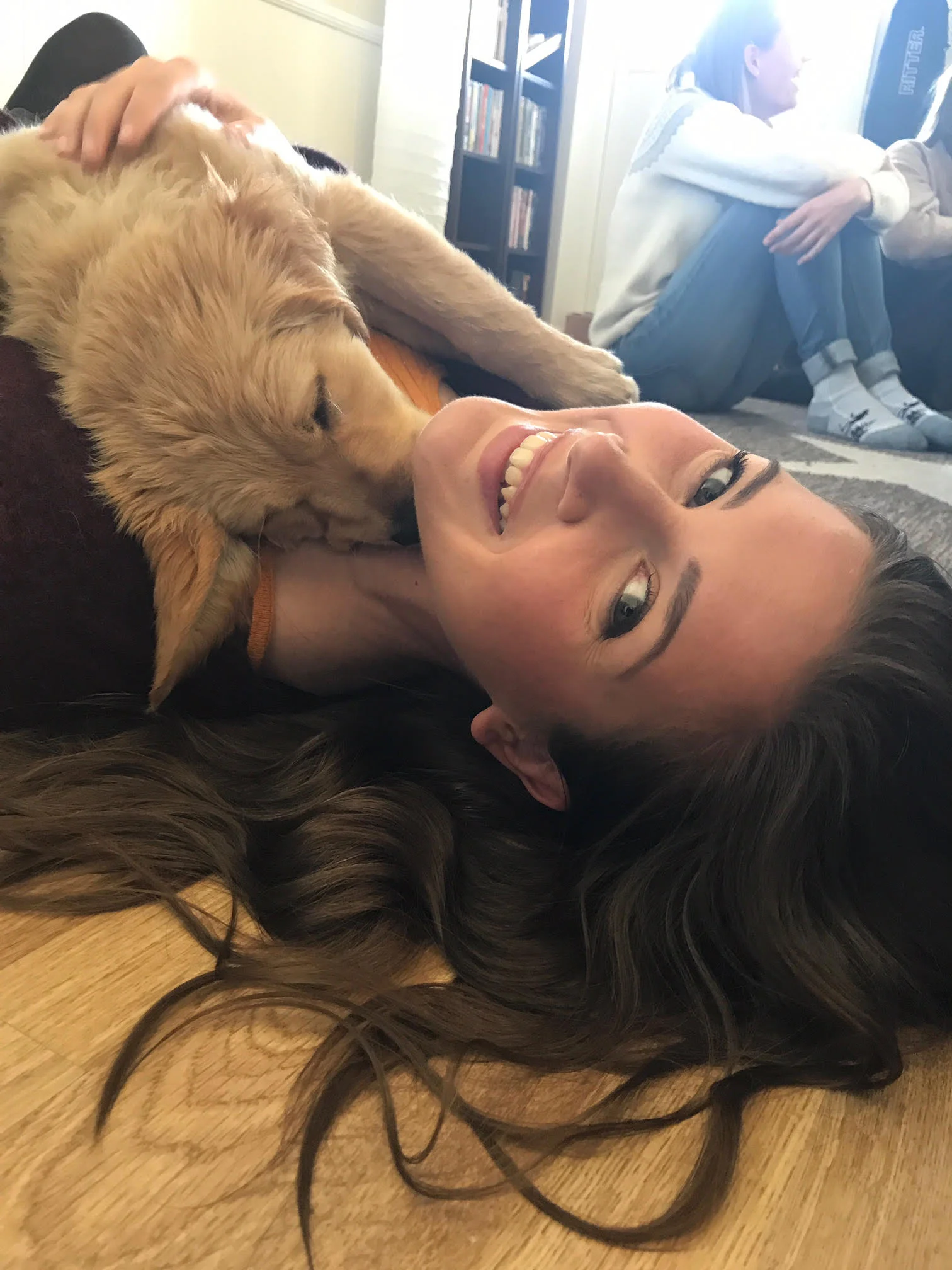 The day ended with birthday celebrations and lovely puppy cuddles. All in all, a great Sunday!