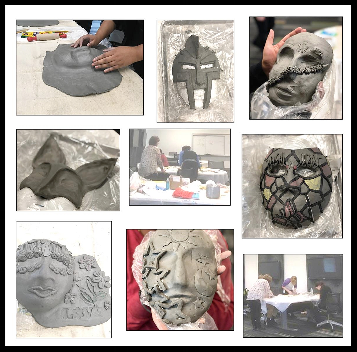      Clay Mask Workshop - The University of Arizona College of Medicine-Phoenix  