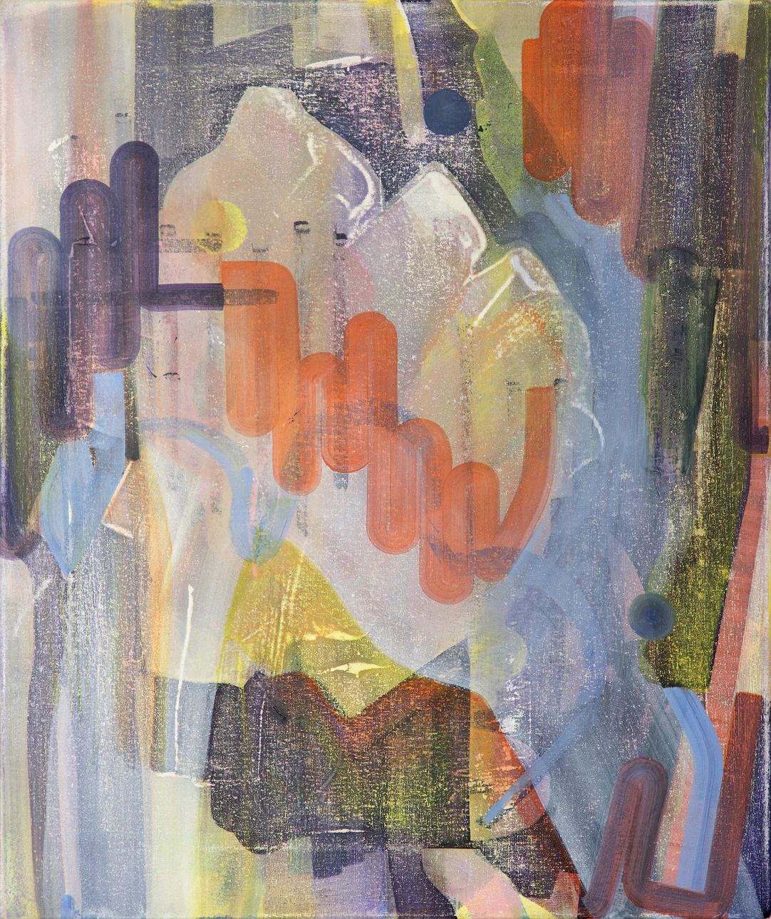 Hillside, oil on linen, 62cm x 52cm, 2015