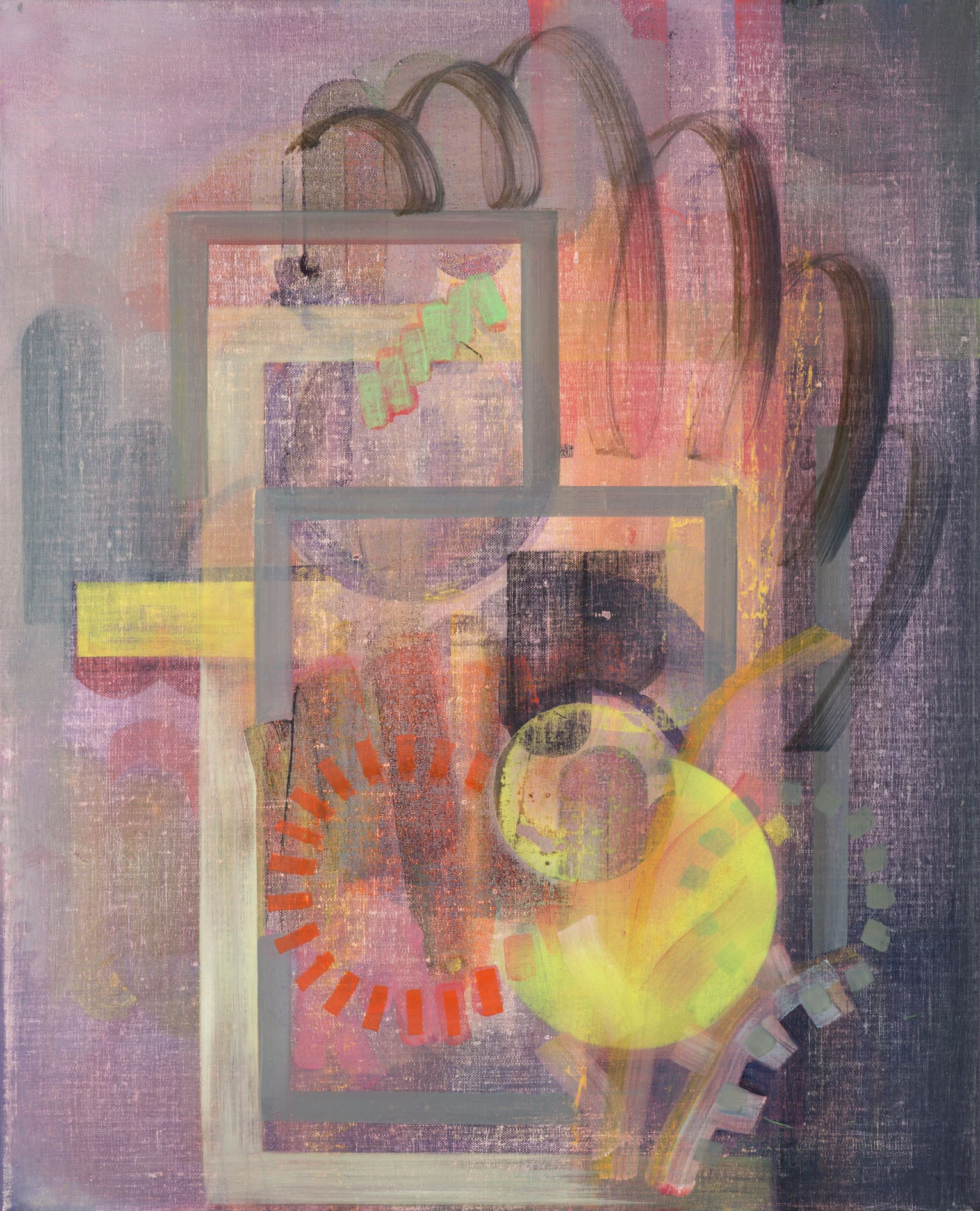 Frames, oil on linen, 50cm x 40cm, 2016