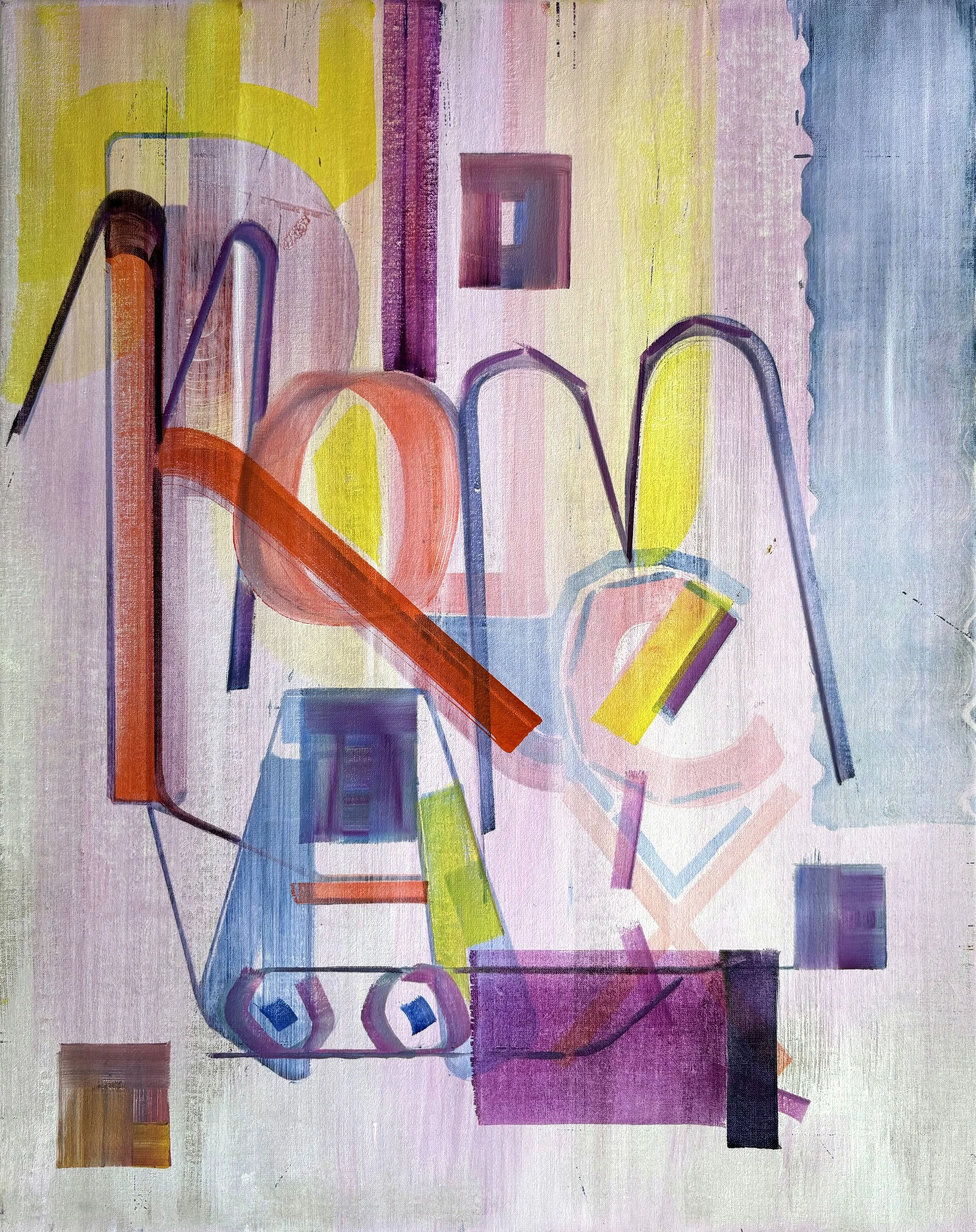  Mom Wow, oil on linen, 59cm x 42cm, 2026 