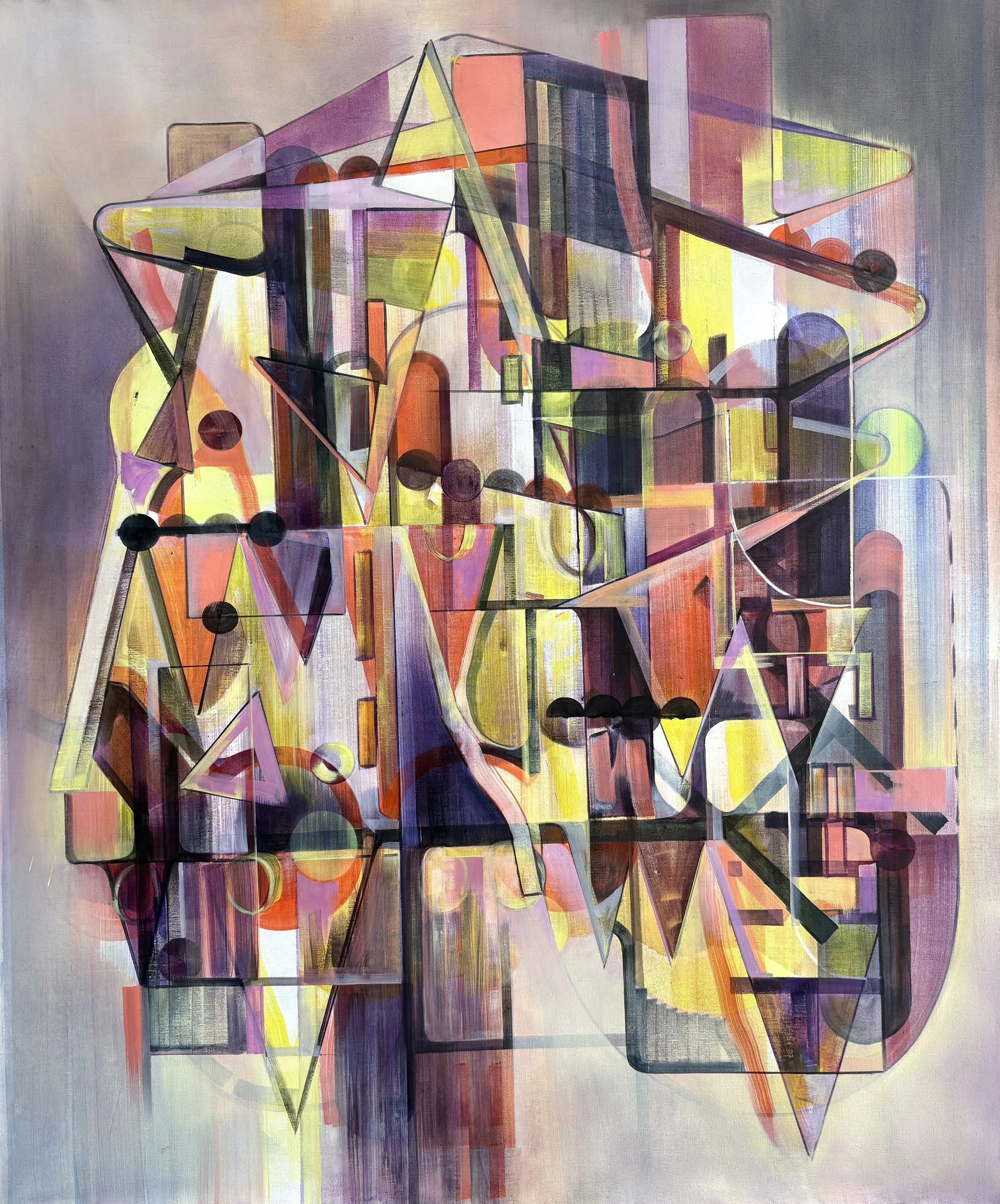  Palace of worlds, oil on linen, 130cm x 100cm, 2026 