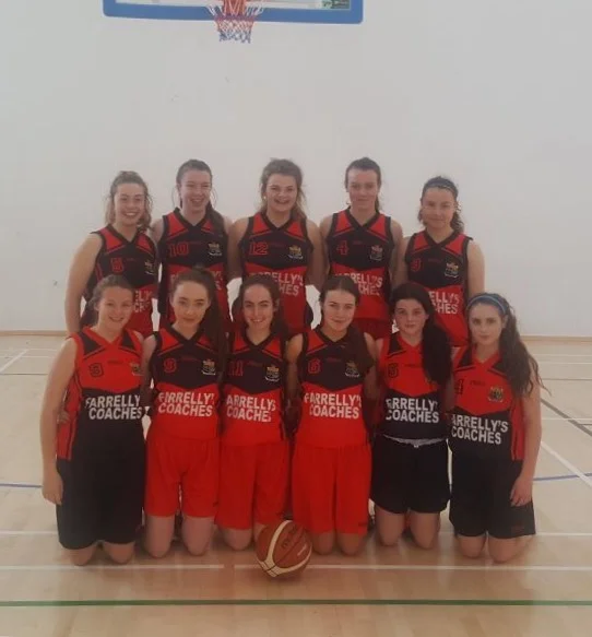 U19 basketball girls team