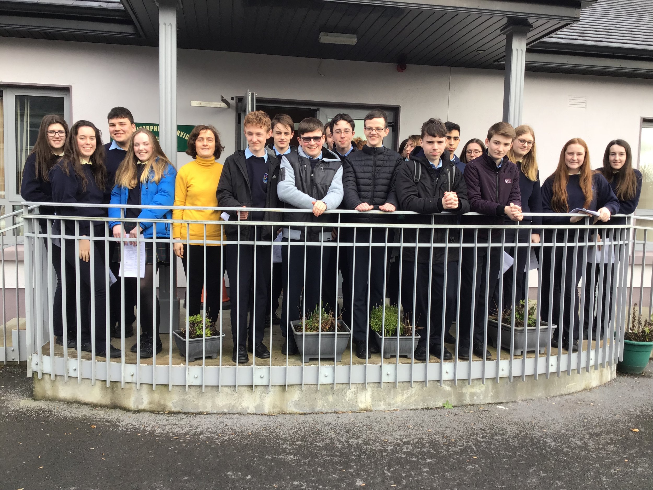TY group who visited St Christophers.jpeg