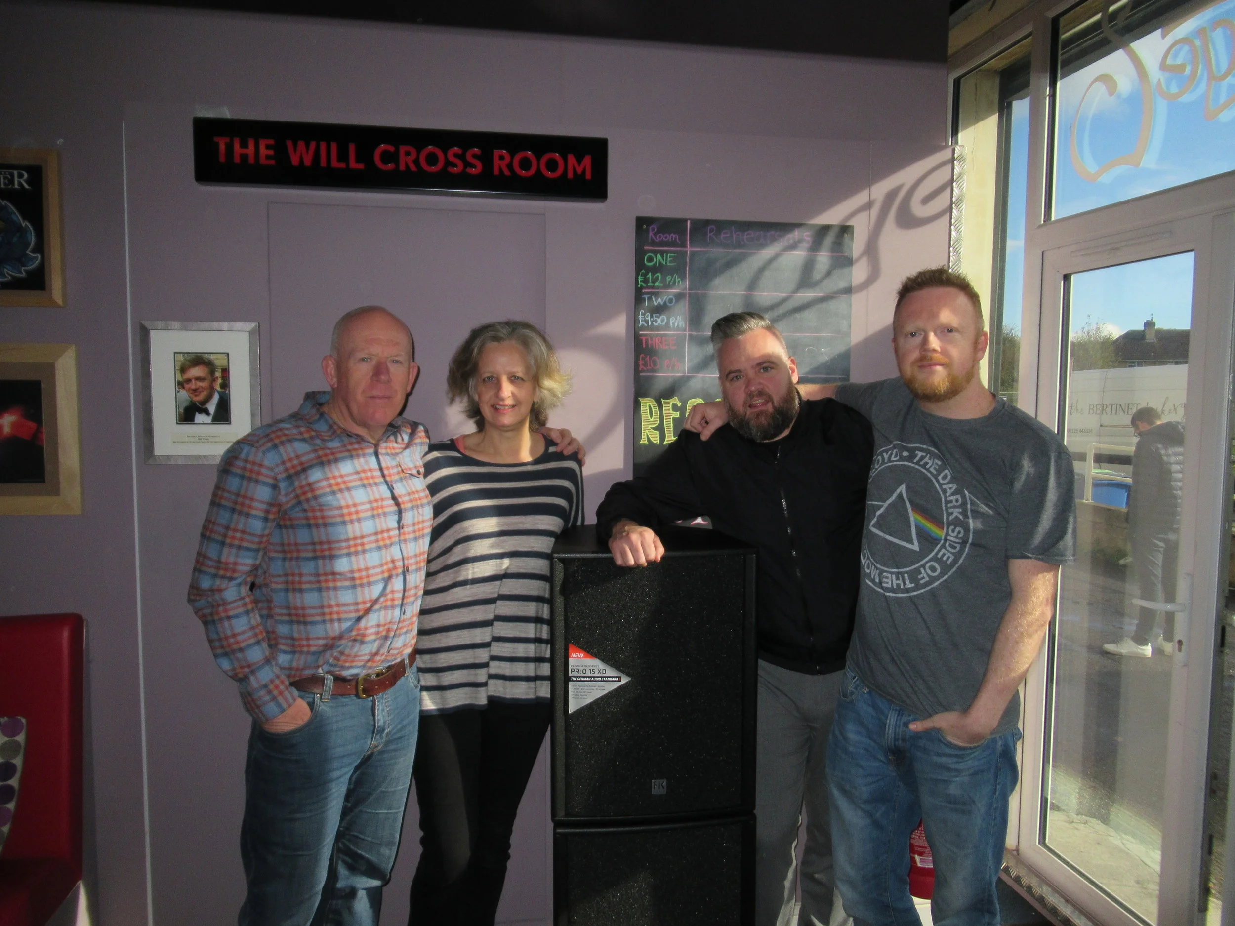 Paul, Lesa, Marcus Coombs and Dan Flitcroft