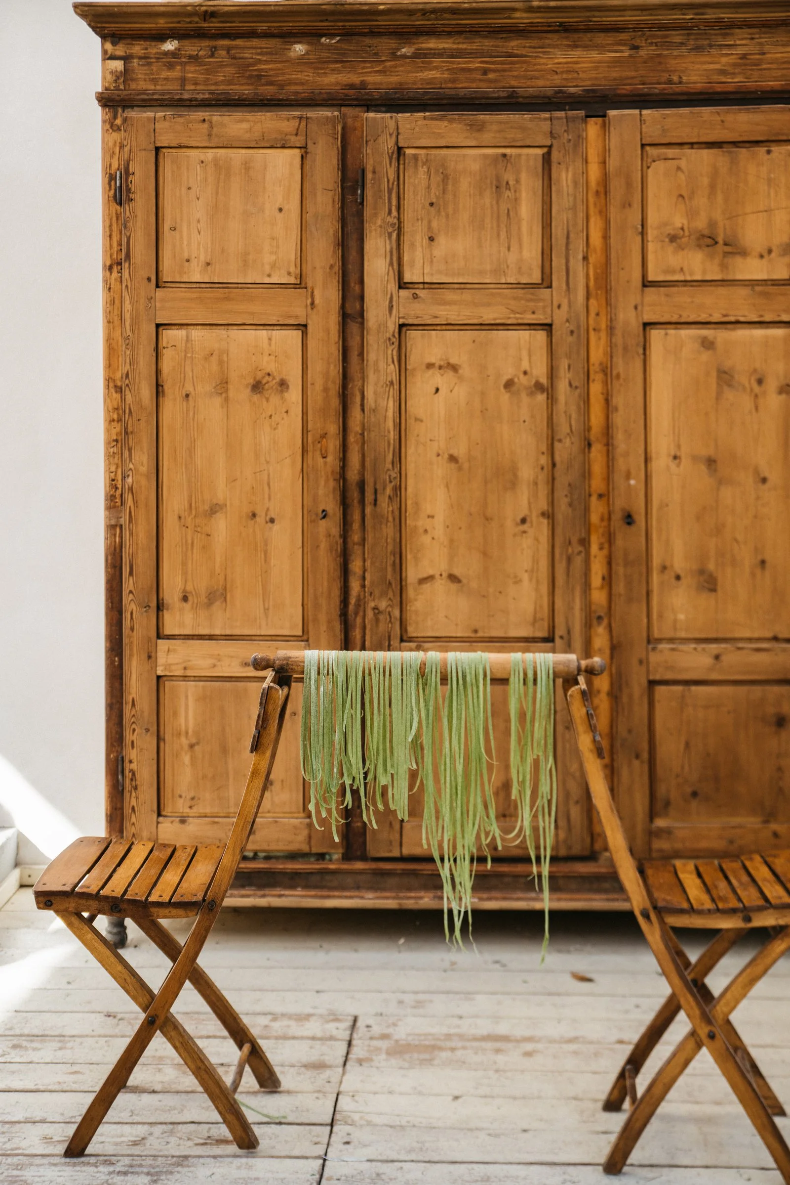 pasta fresca con la borragine