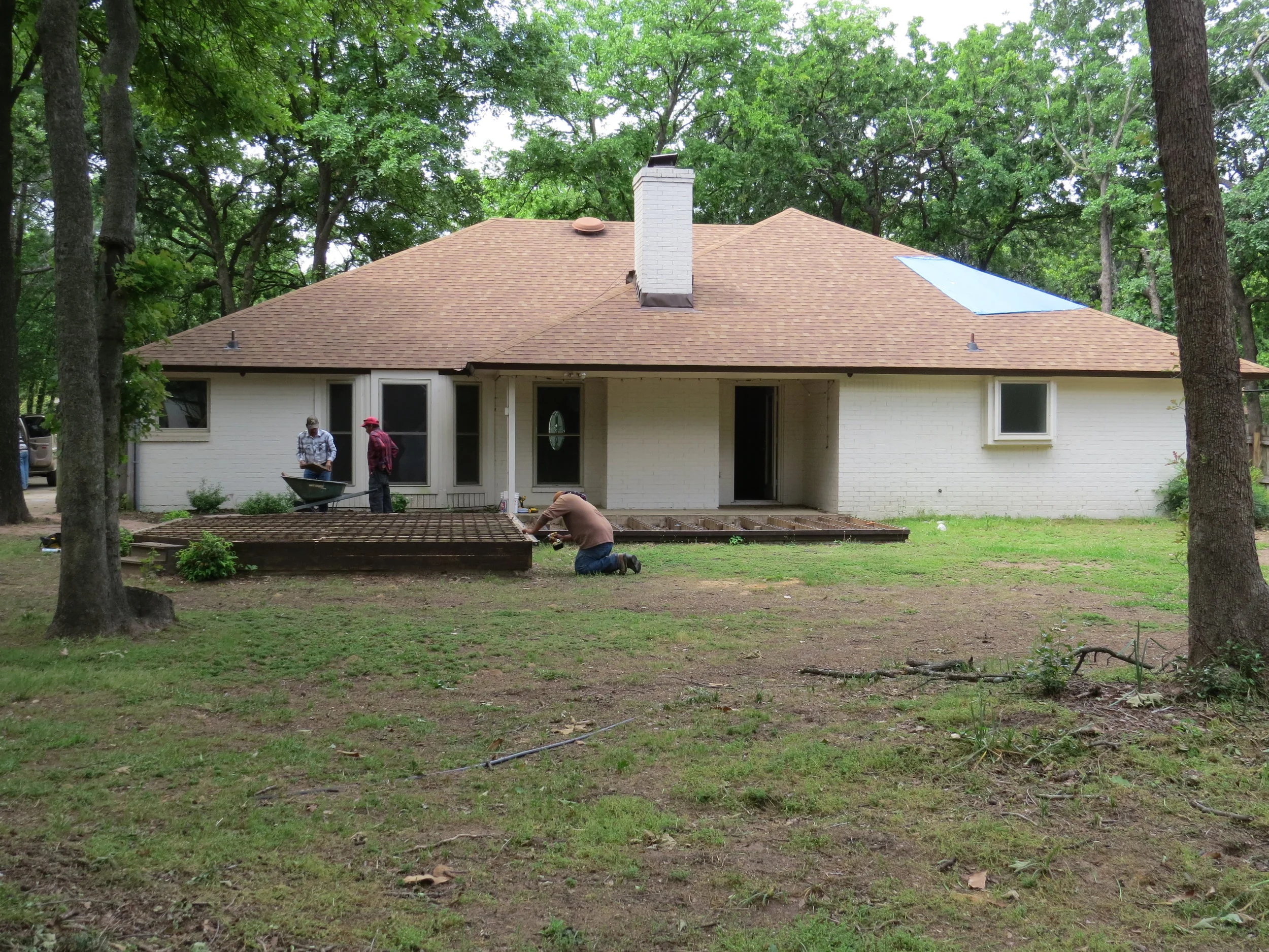 BEFORE RENOVATION / REAR ELEVATION