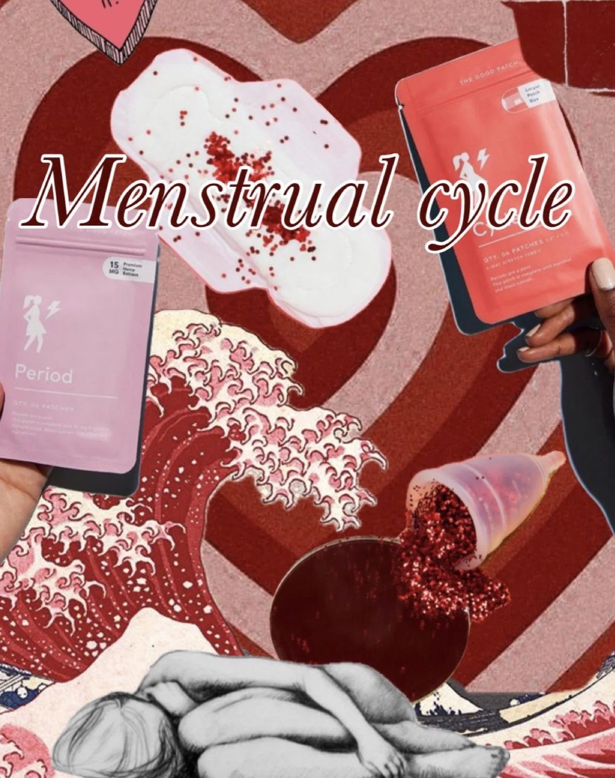 Friend, you cannot scoop out your period… LMAO (No but seriously—)