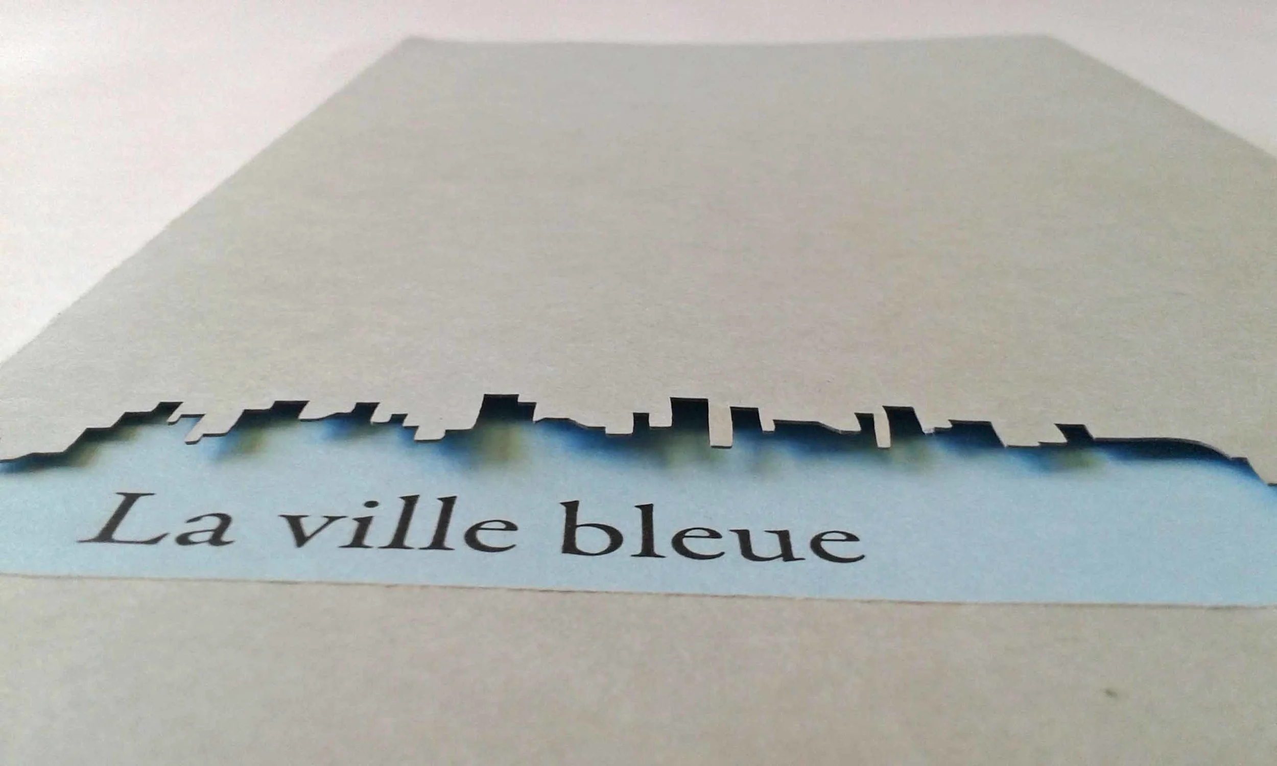 La ville bleue.