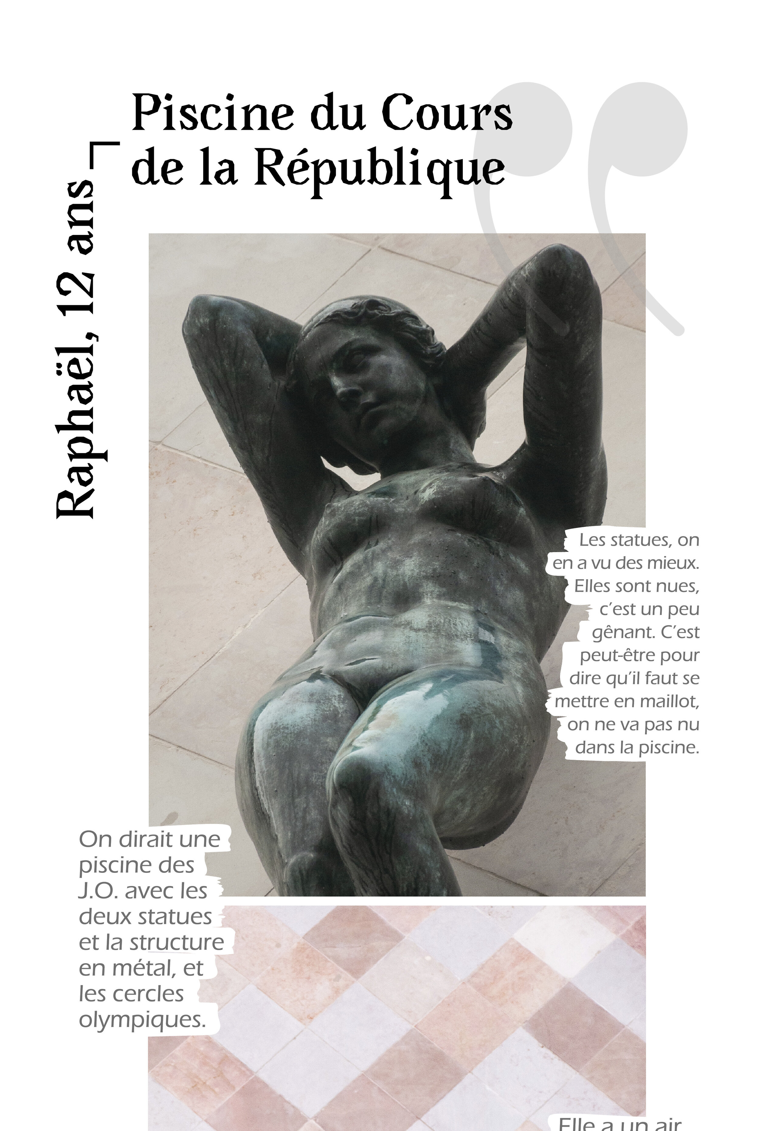 Un projet porté par l’association Les Cueilleurs d'Histoires qui a interrogé une trentaine de Havrais.es à propos de l'architecture de leur ville en leur demandant de choisir un bâtiment. Ce projet a donné lieu à une exposition - LH, mon amour.
