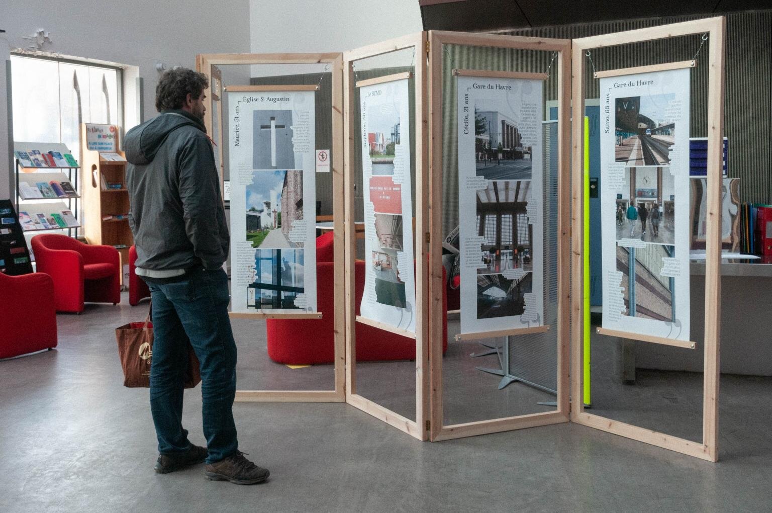 Un projet porté par l’association Les Cueilleurs d'Histoires qui a interrogé une trentaine de Havrais.es à propos de l'architecture de leur ville en leur demandant de choisir un bâtiment. Ce projet a donné lieu à une exposition - LH, mon amour.