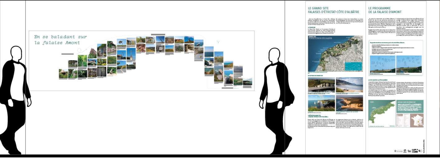 Etretat, mon paysage. Une exposition des Cueilleurs d’Histoires. Conception graphique Une pierre à l’édifice. https://lescueilleursdhist.wixsite.com/etretatmonpaysage
