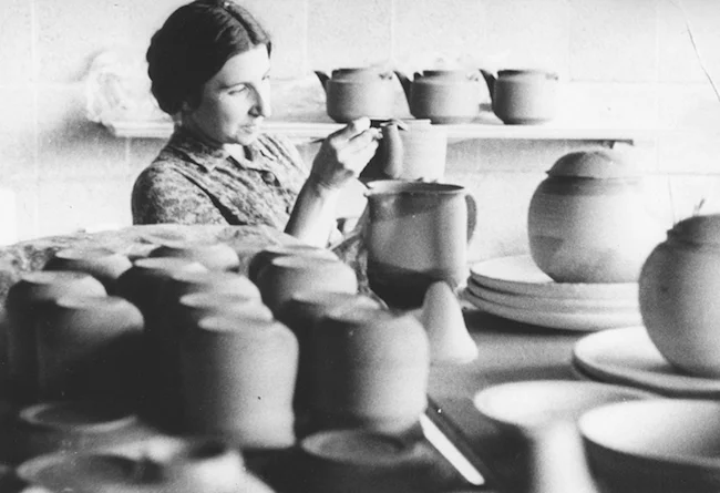 In her Boulder, Colorado studio. (1961)