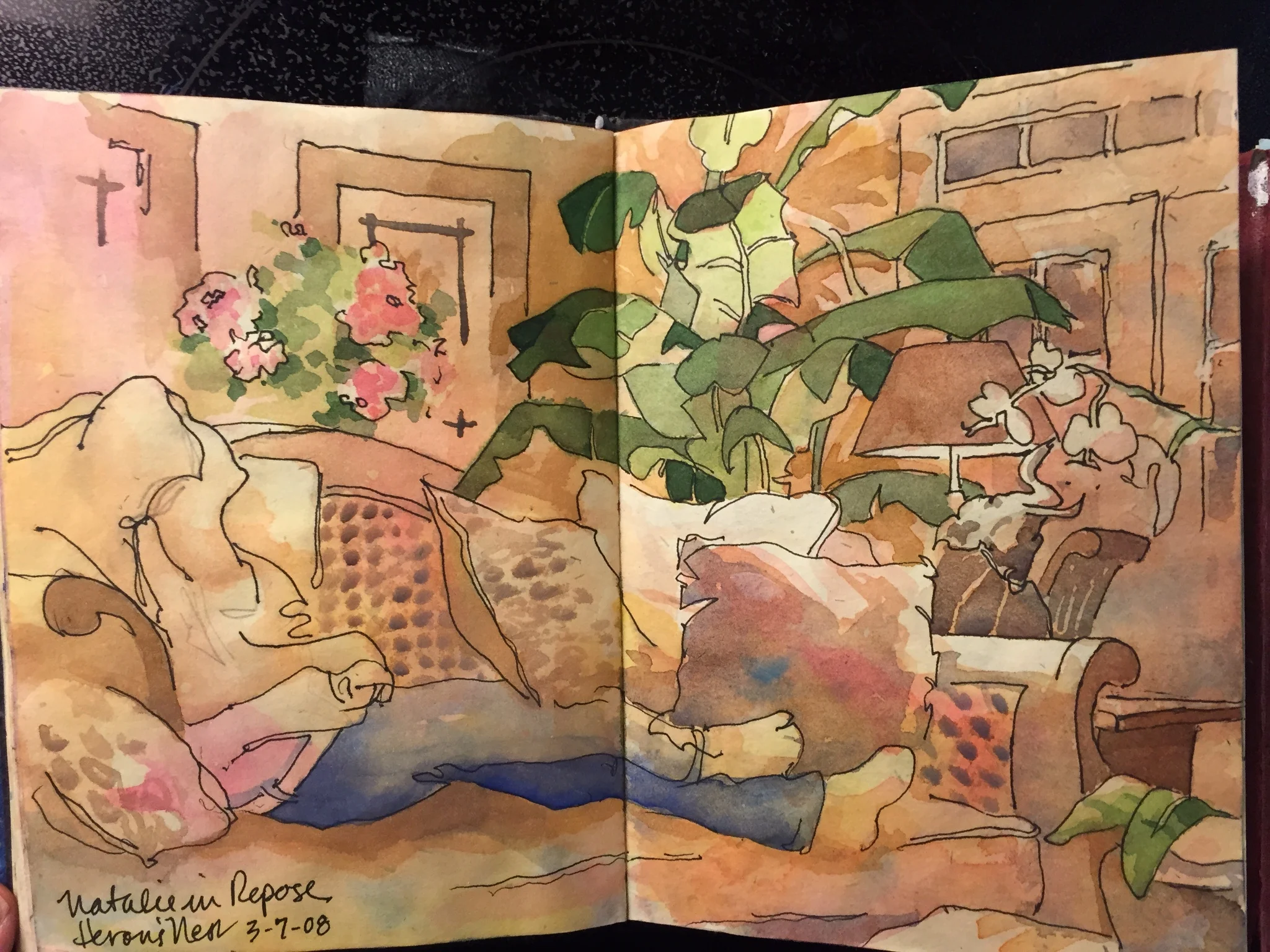 Natalie in Repose Heron's Nest 3-7-08.JPG