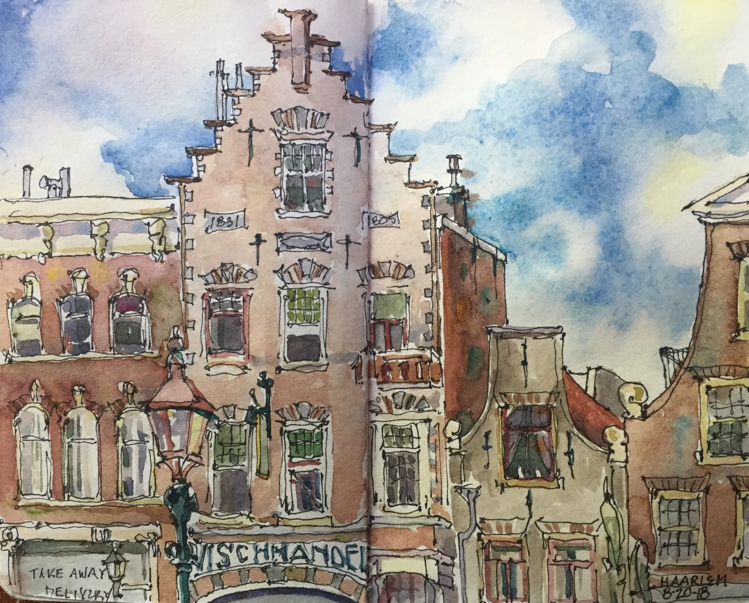 Vischmandel, Haarlem