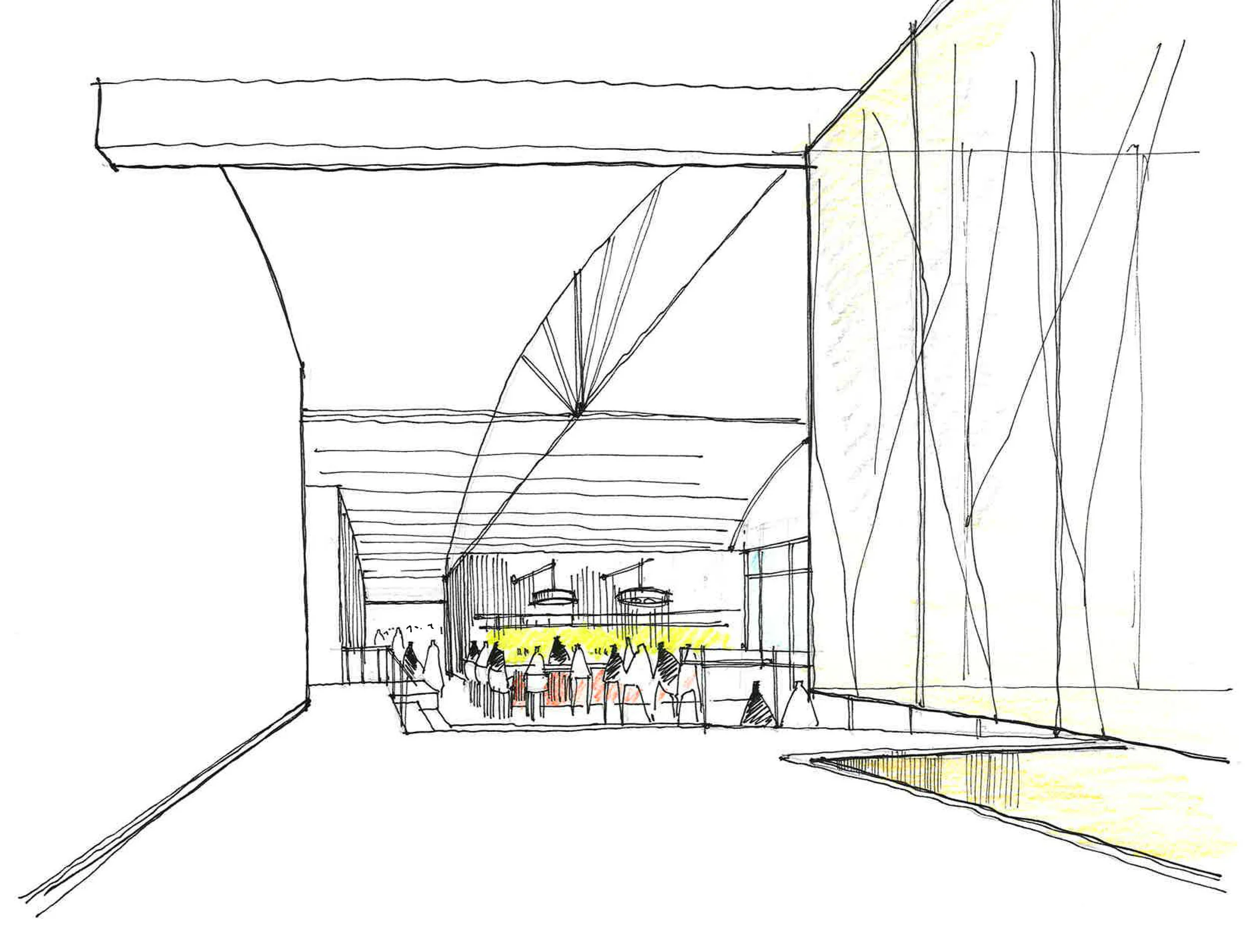 Bar/Restaurant - Perspective 01