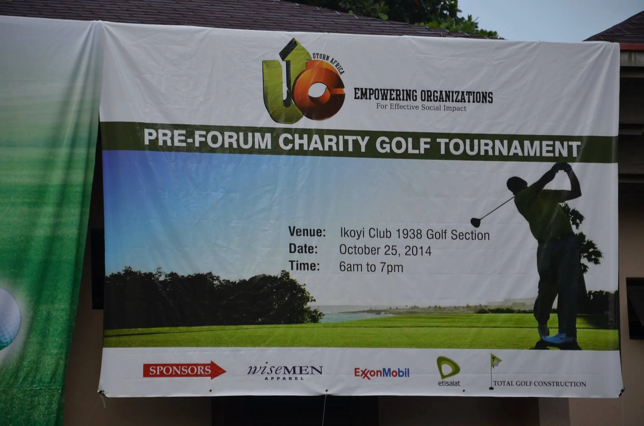 Grateful to Our Sponsors Exxon Mobil; Total Golf Construction; Wisemen and Etisalat. Thanks to our media partner Forbes Africa! We appreciate you all!