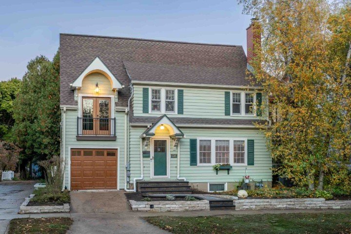 Exterior makeover details - a Juliet balcony