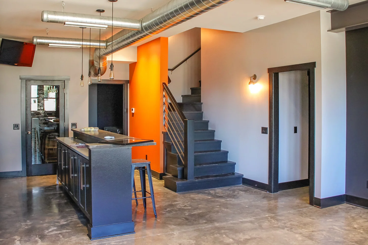 Classic Contemporary Basement Degnan Design Build Remodel