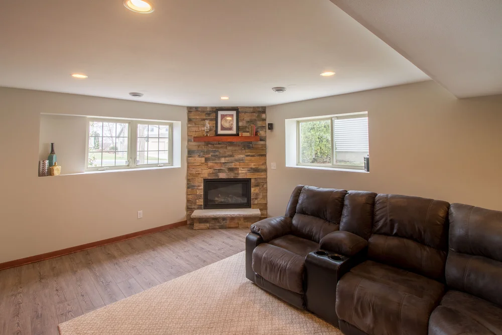 Remodeled Basement With Wet Bar — Degnan Design-Build-Remodel