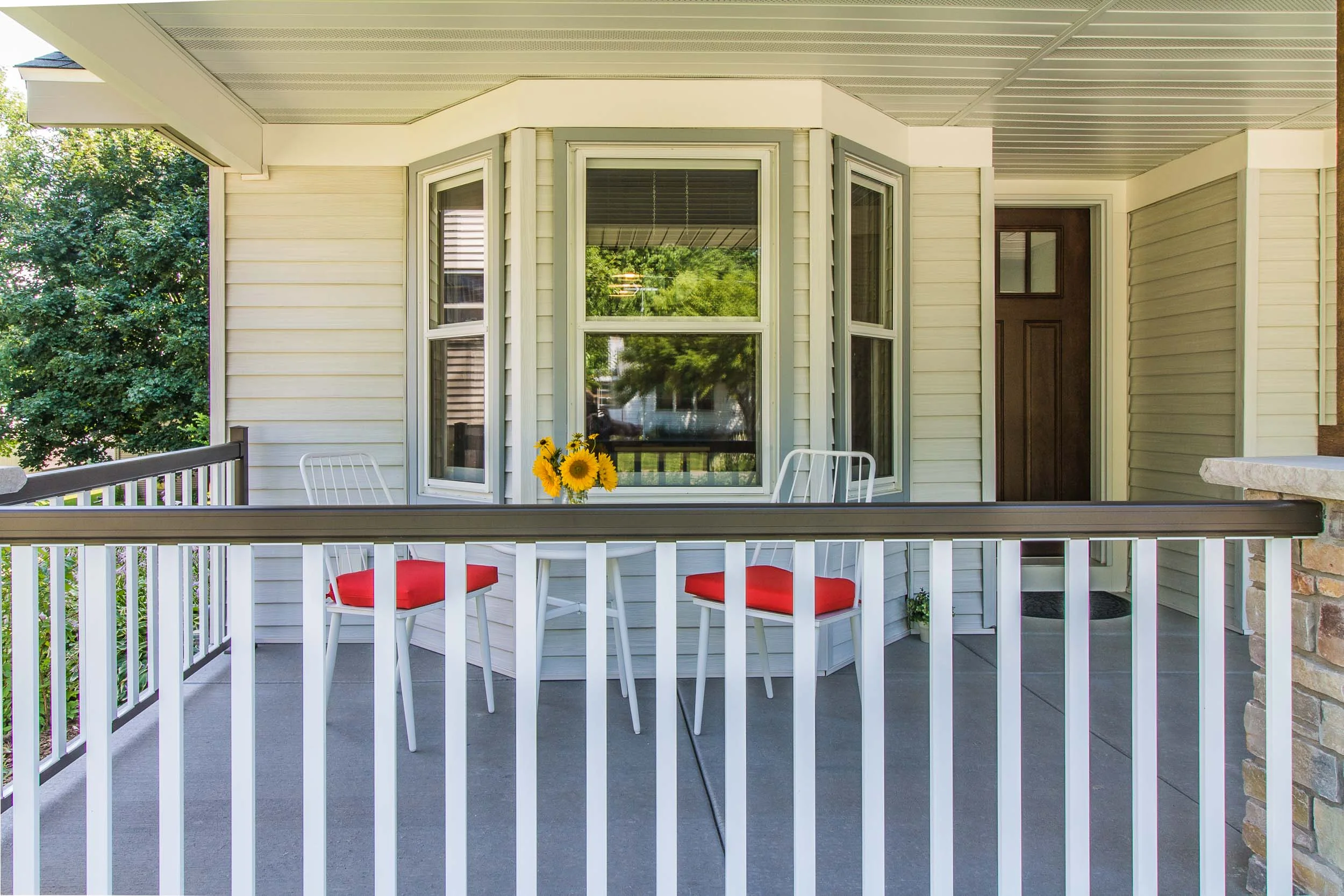 Front & Back Ranch Home Porch Additions — Degnan Design-Build-Remodel
