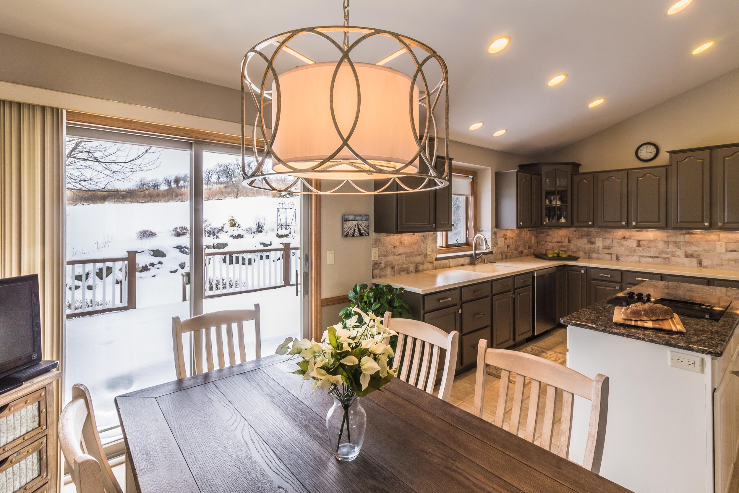 Dining Room Kitchen To Open Floor Plan Transition