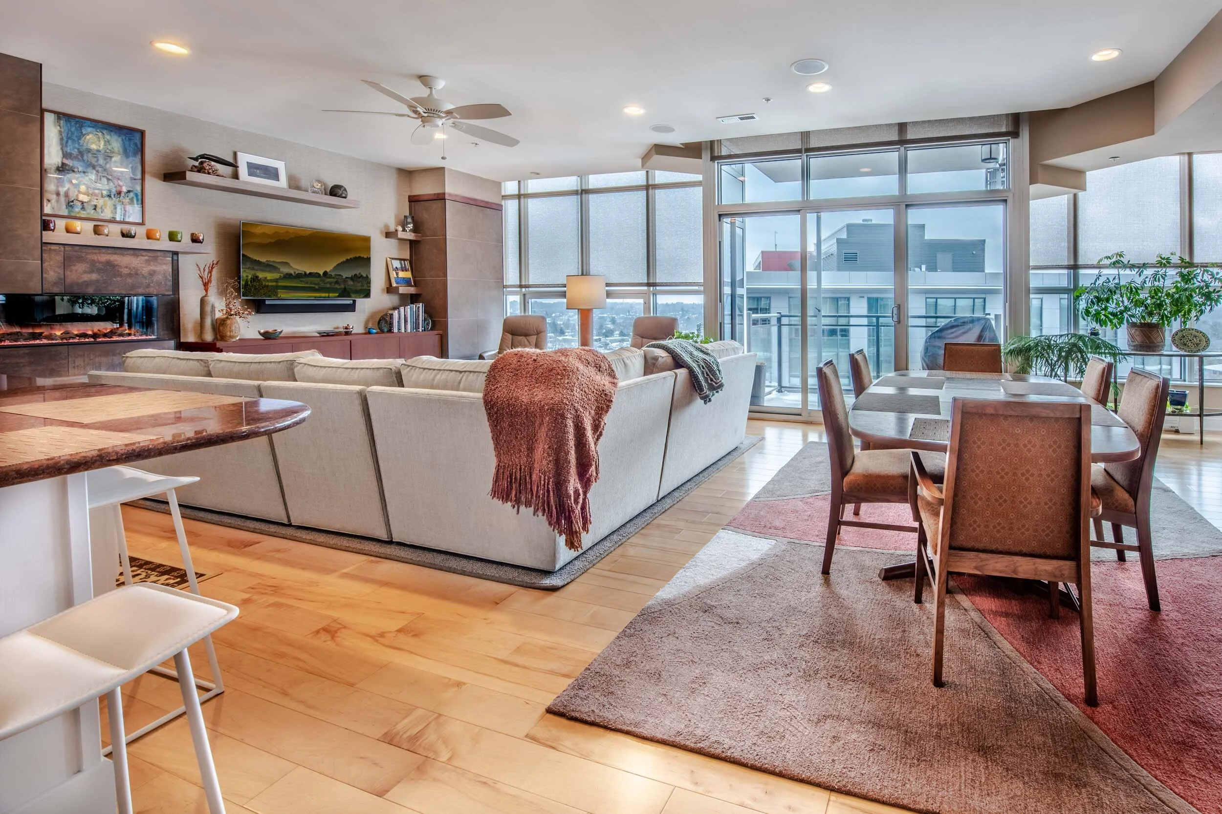 Contemporary Mid-Century Modern Condominium — Degnan Design-Build-Remodel
