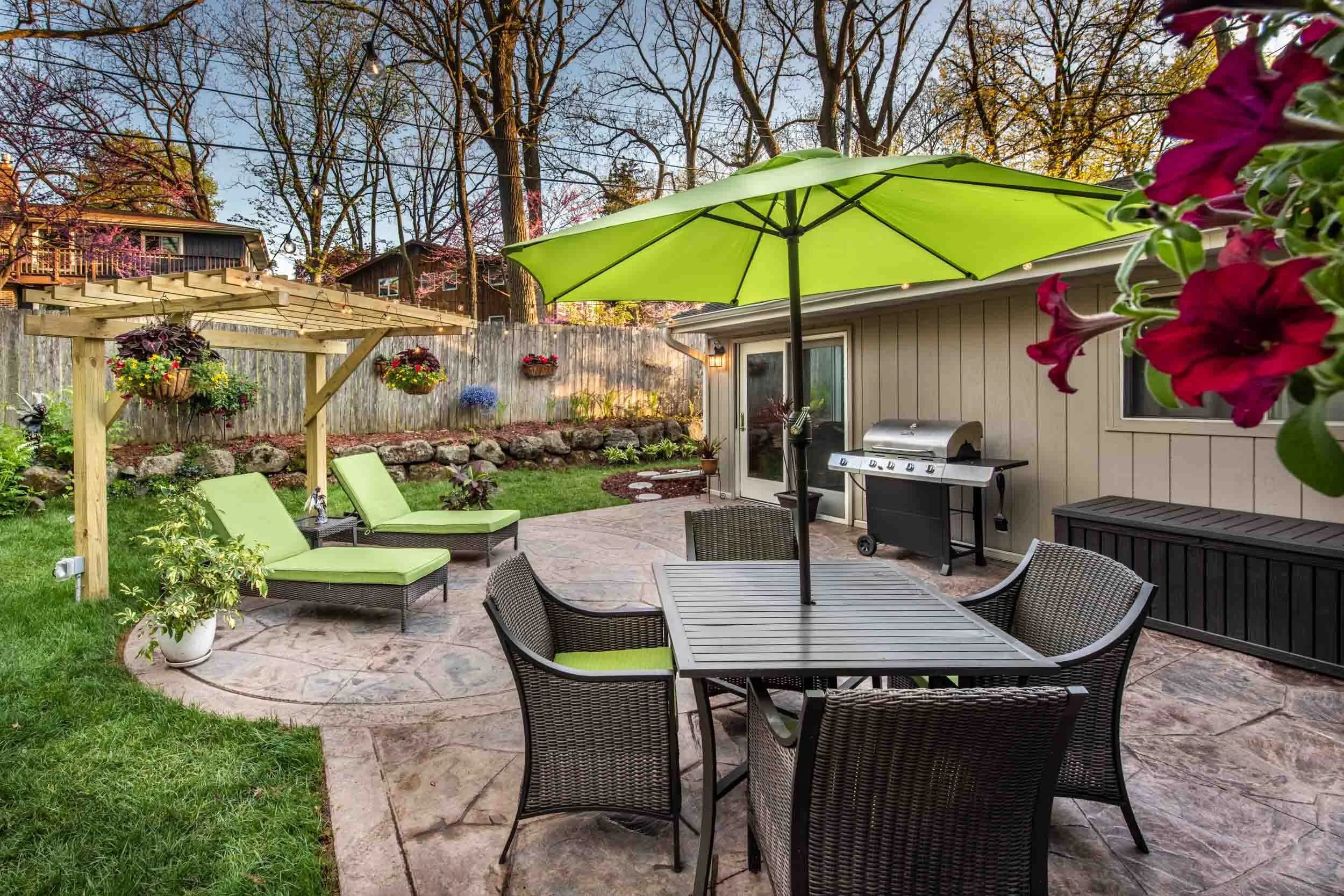 Stamped Concrete Patio and Pergola — Degnan DesignBuildRemodel