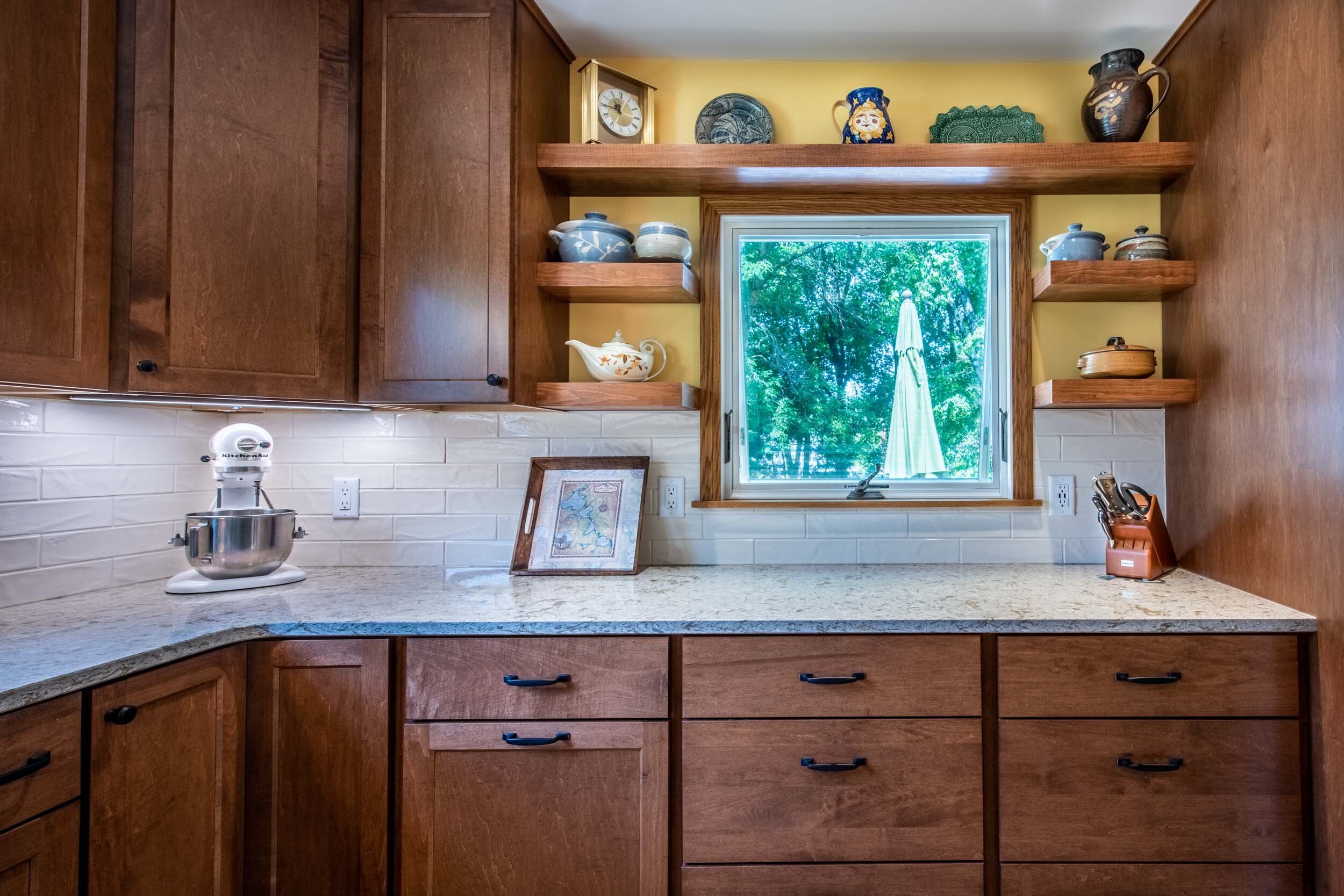 kitchen design doors vs shelves