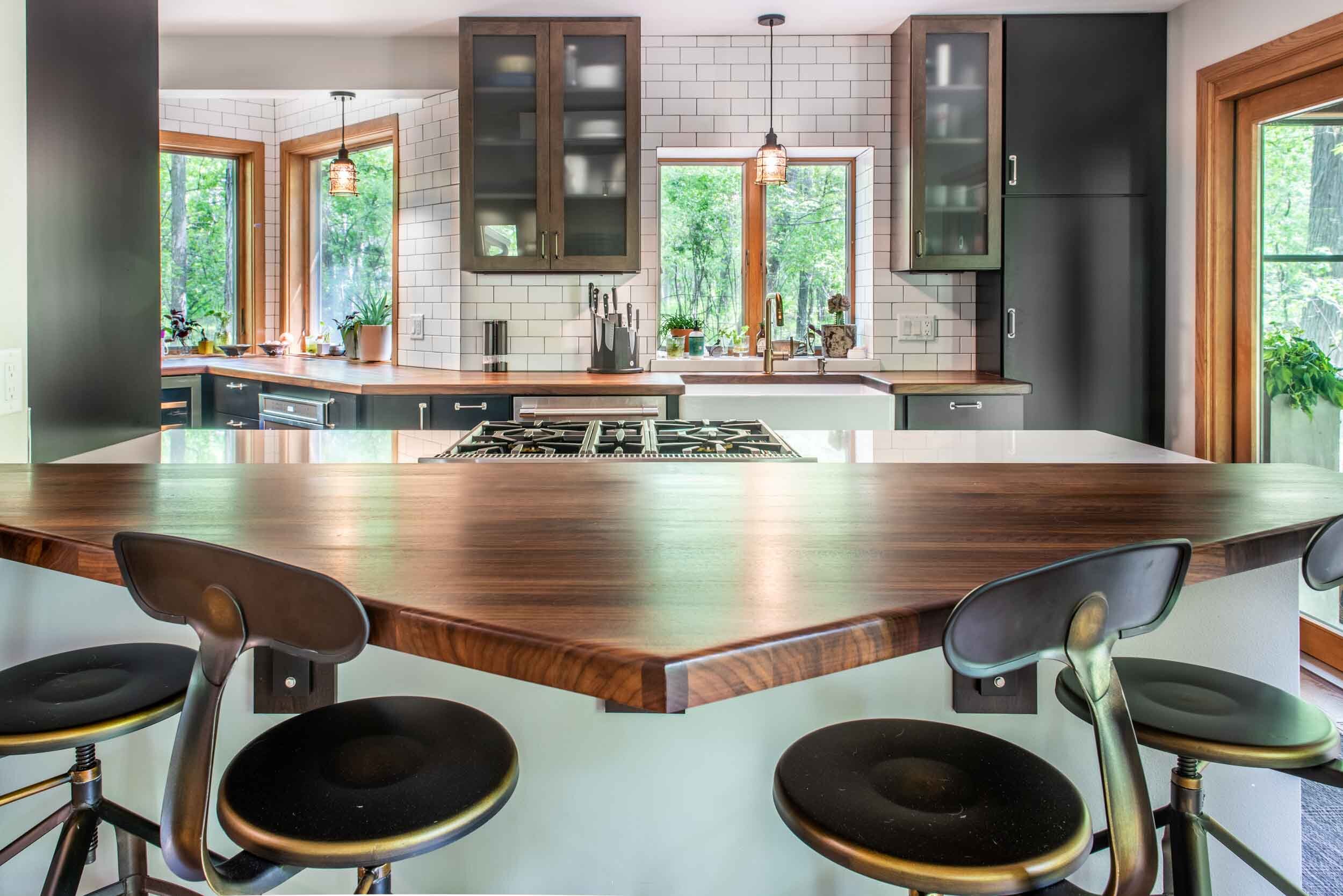 A 1980s Contemporary Gets A New Kitchen Remodel — Degnan Design-Build- Remodel