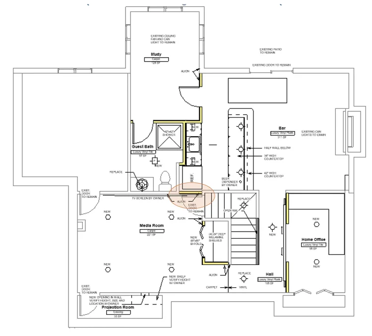 A Basement Remodeling for a 1990s Home in Mount Horeb, Wisconsin ...
