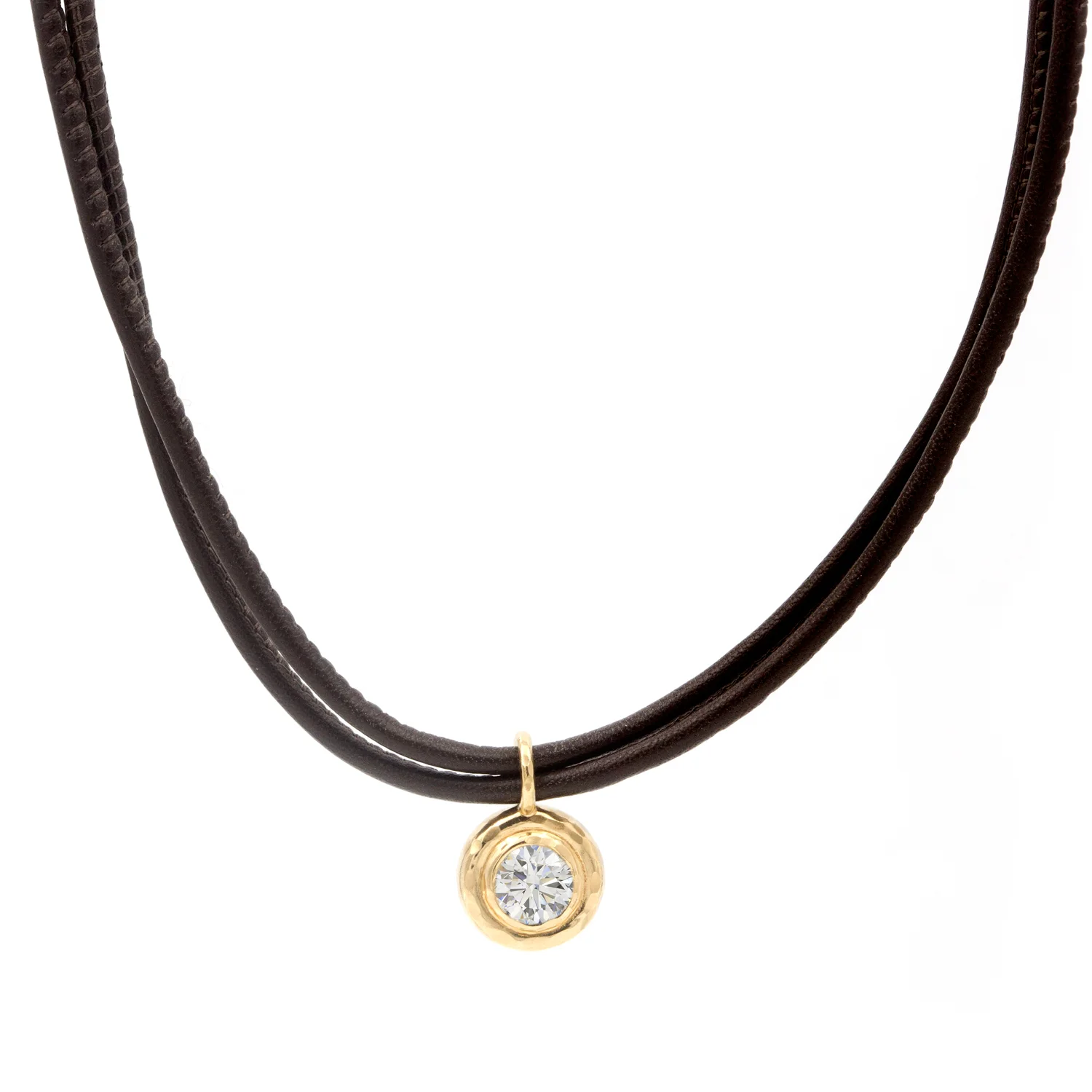LEATHER NESTING GEM CHOKER KY3.jpeg