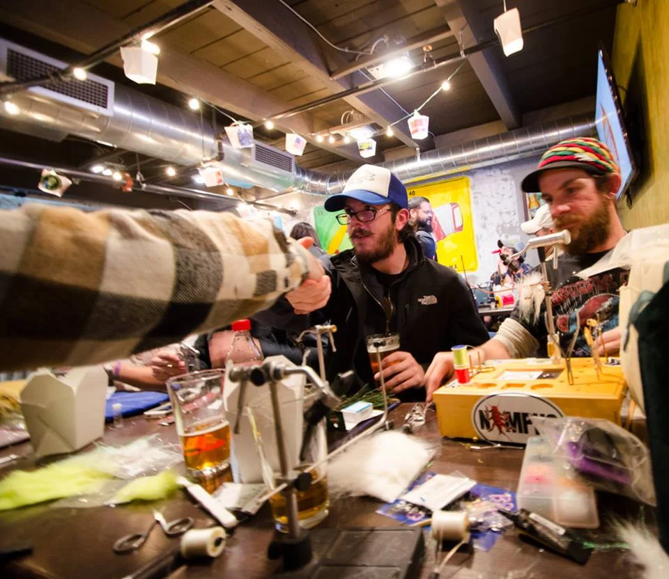 Free Fly Tying with GRS at Mountain Toad Brewing!