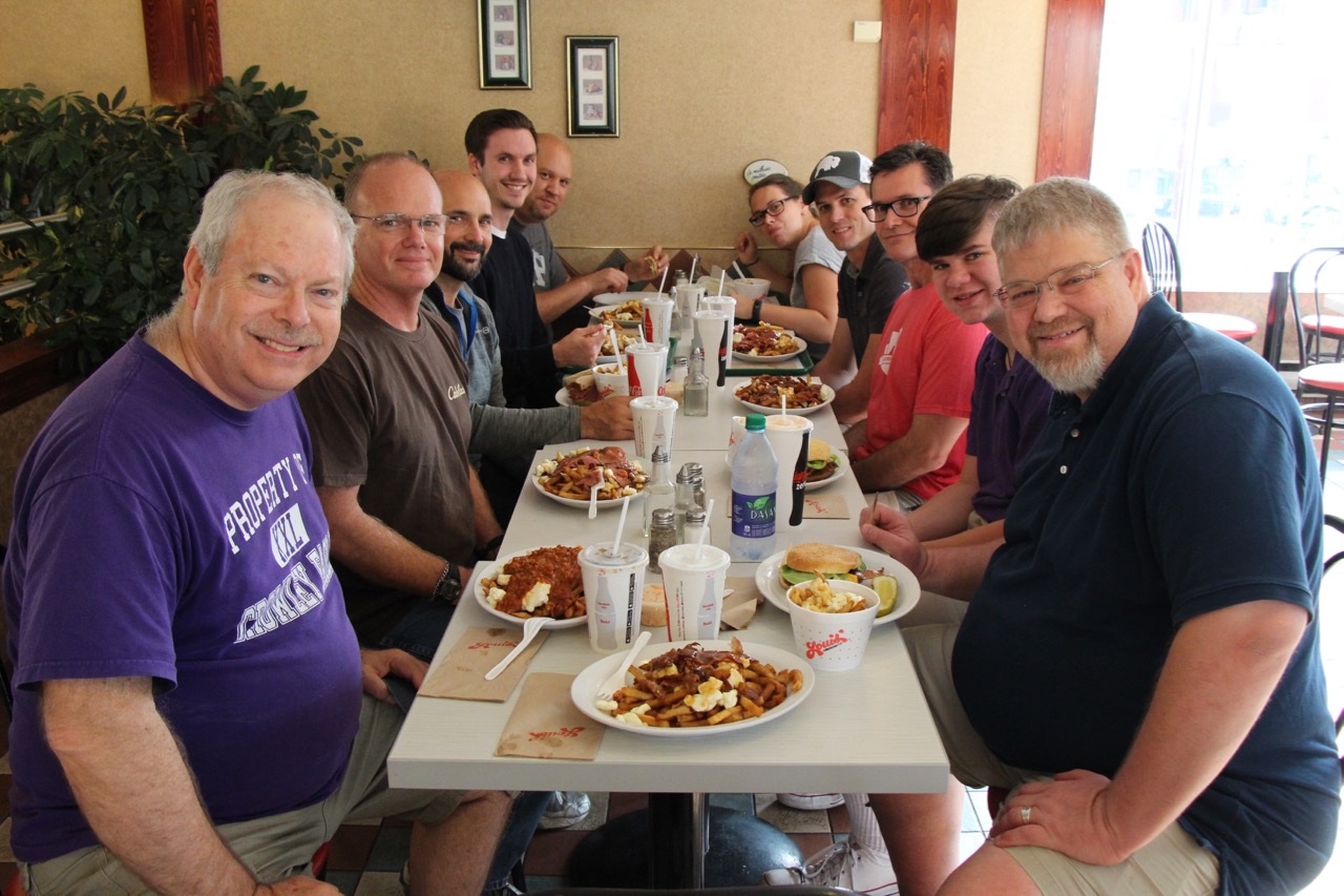 Team eating Poutine.jpg