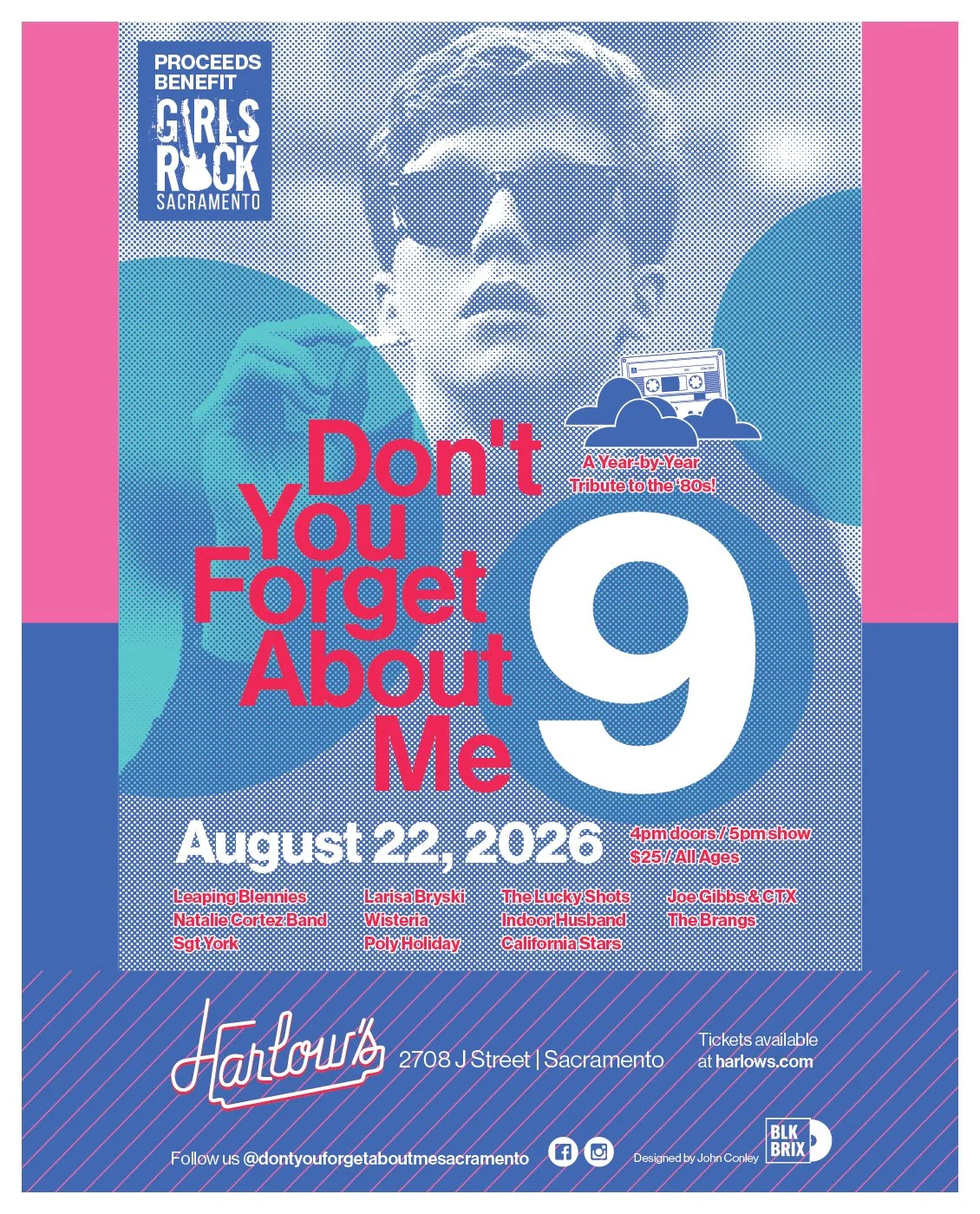 Don’t You Forget About Me: 80’s Show + GRS Benefit