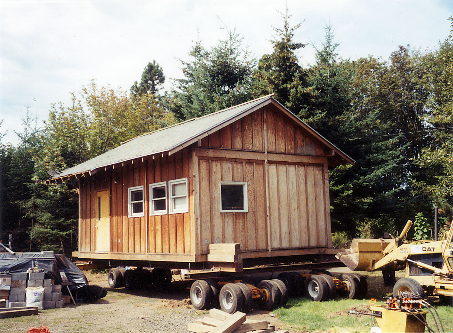 Studio being moved to permanent location in 2001.