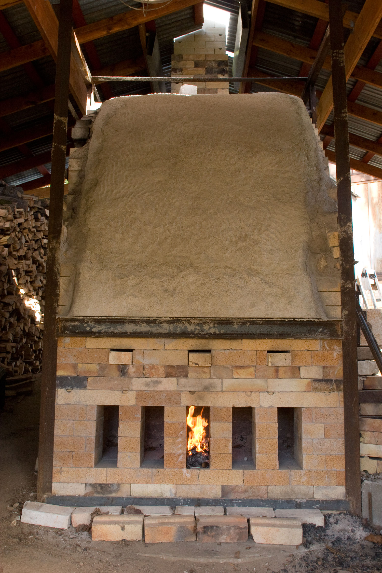 Wood-Fired Kiln (“Skyline Kiln”)