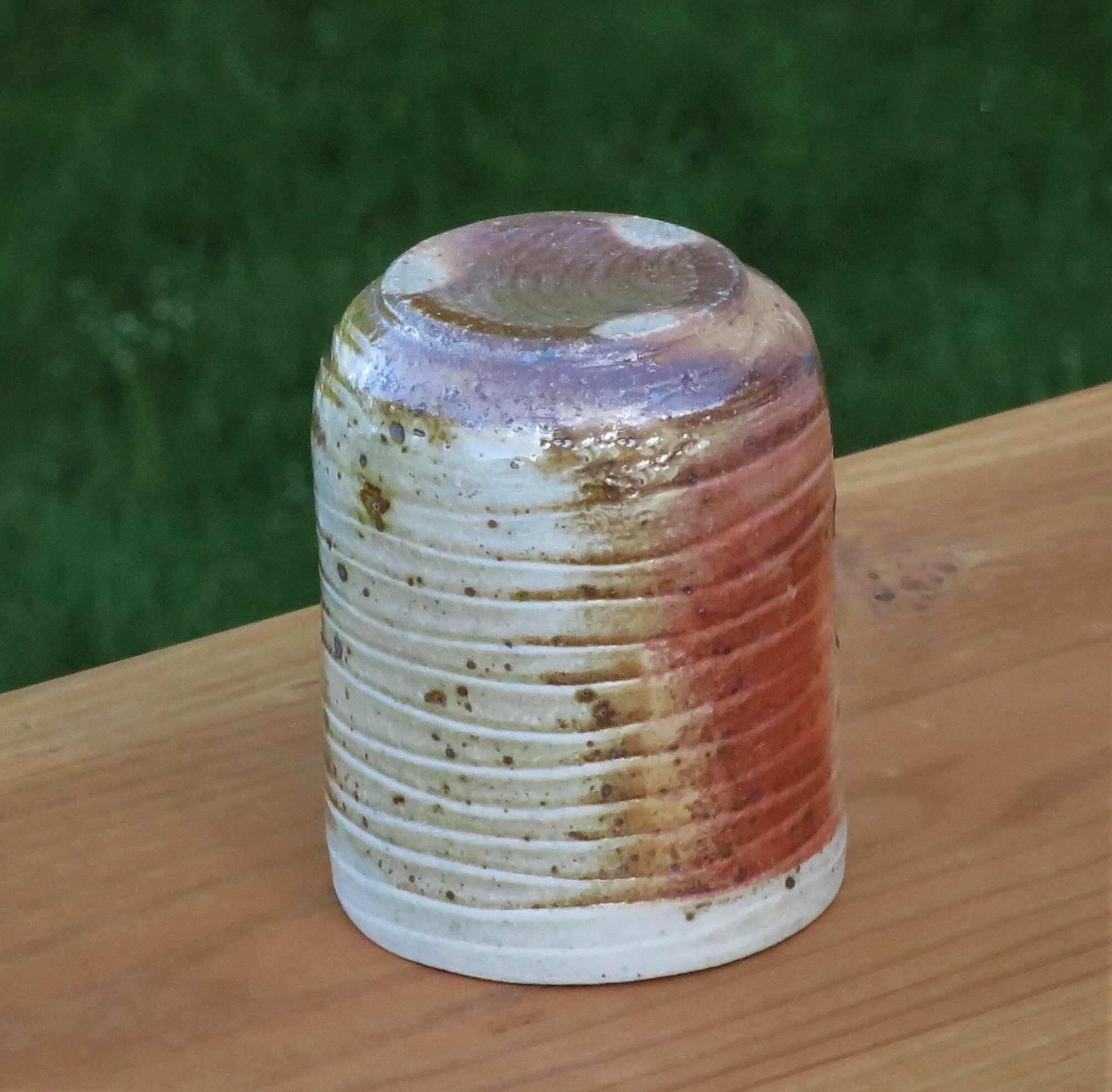 Tall teacups with shino & ash glazes-3b.JPG