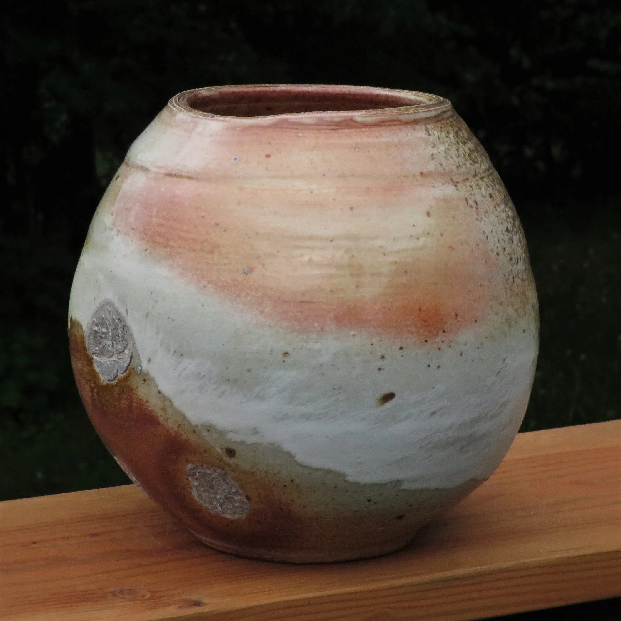 Large jar with shino & whte-2.JPG