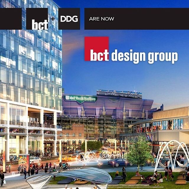 BCT and DDG are now BCT Design Group! Over the past three years both firms have been working together to roll out a singular brand. Today BCT announced the next chapter for our firm with the introduction of BCT Design Group, expanded services and a n