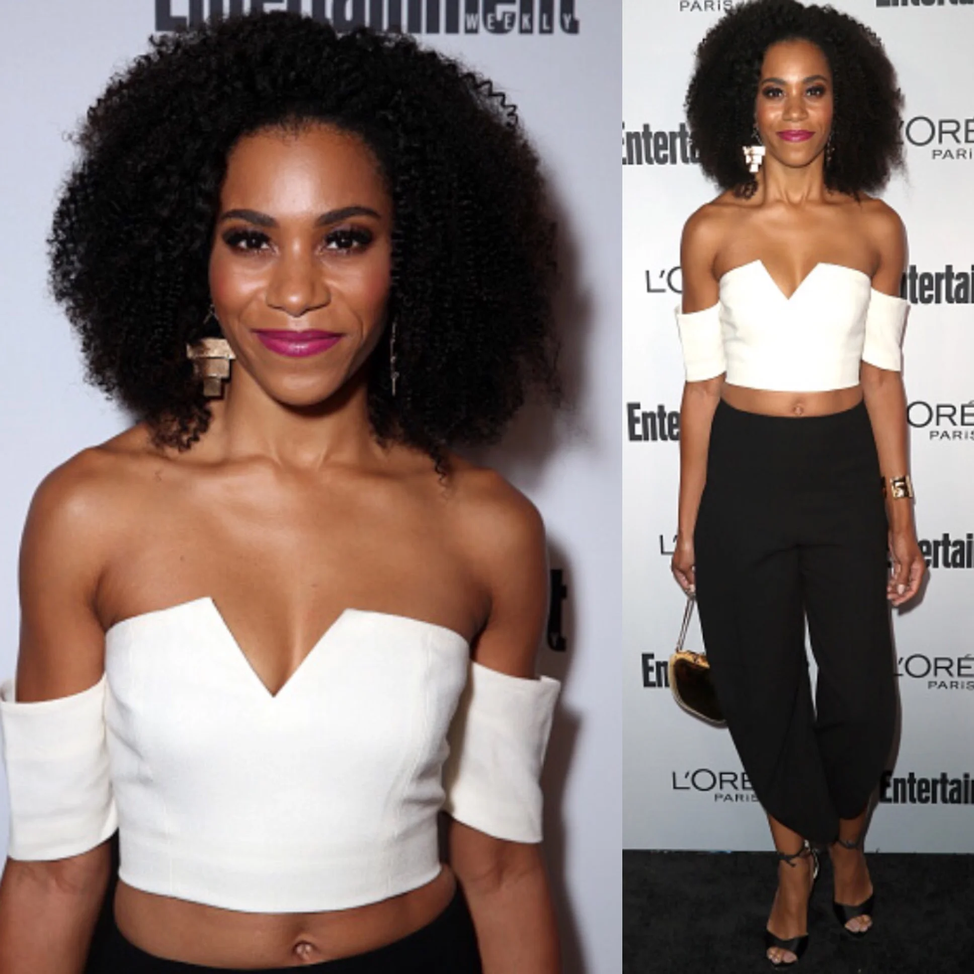 kelly mccreary red carpet EW mag event .JPG