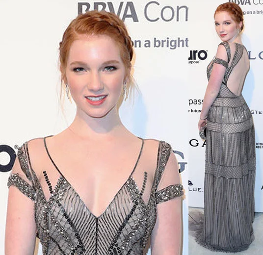 Annalise Elton John Oscar red carpet .jpg
