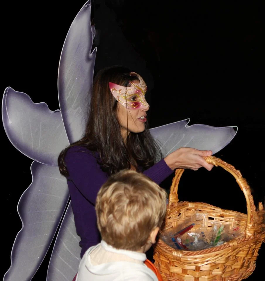 The Tooth Fairy Handing Out Toothbrushes on Halloween