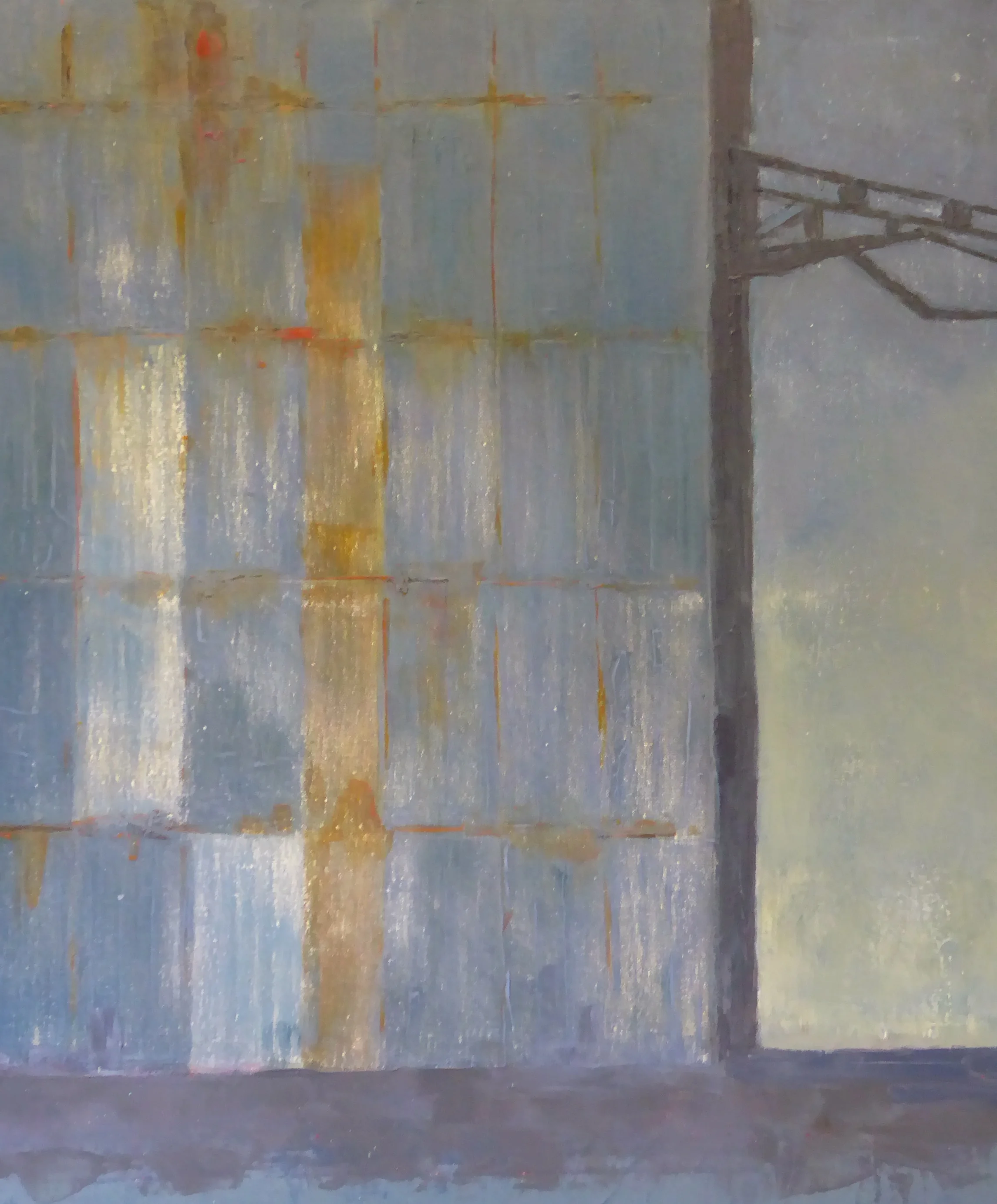 Port Talbot Shed II Oil on canvas 50 x 60 cm 2015