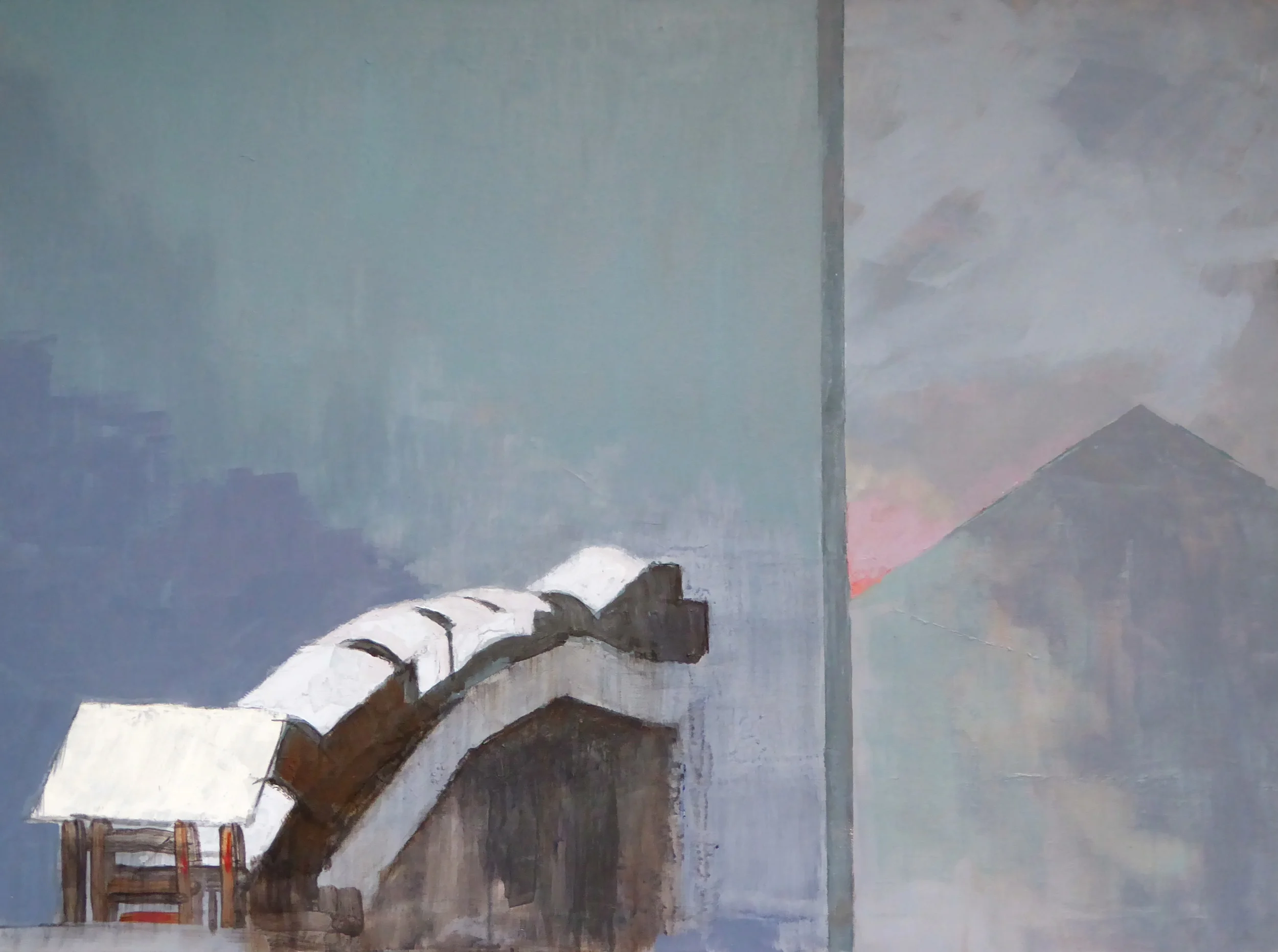   Beyond the Conveyor Belt &nbsp; Acrylic on canvas &nbsp;80 x 60 cm &nbsp;2015 