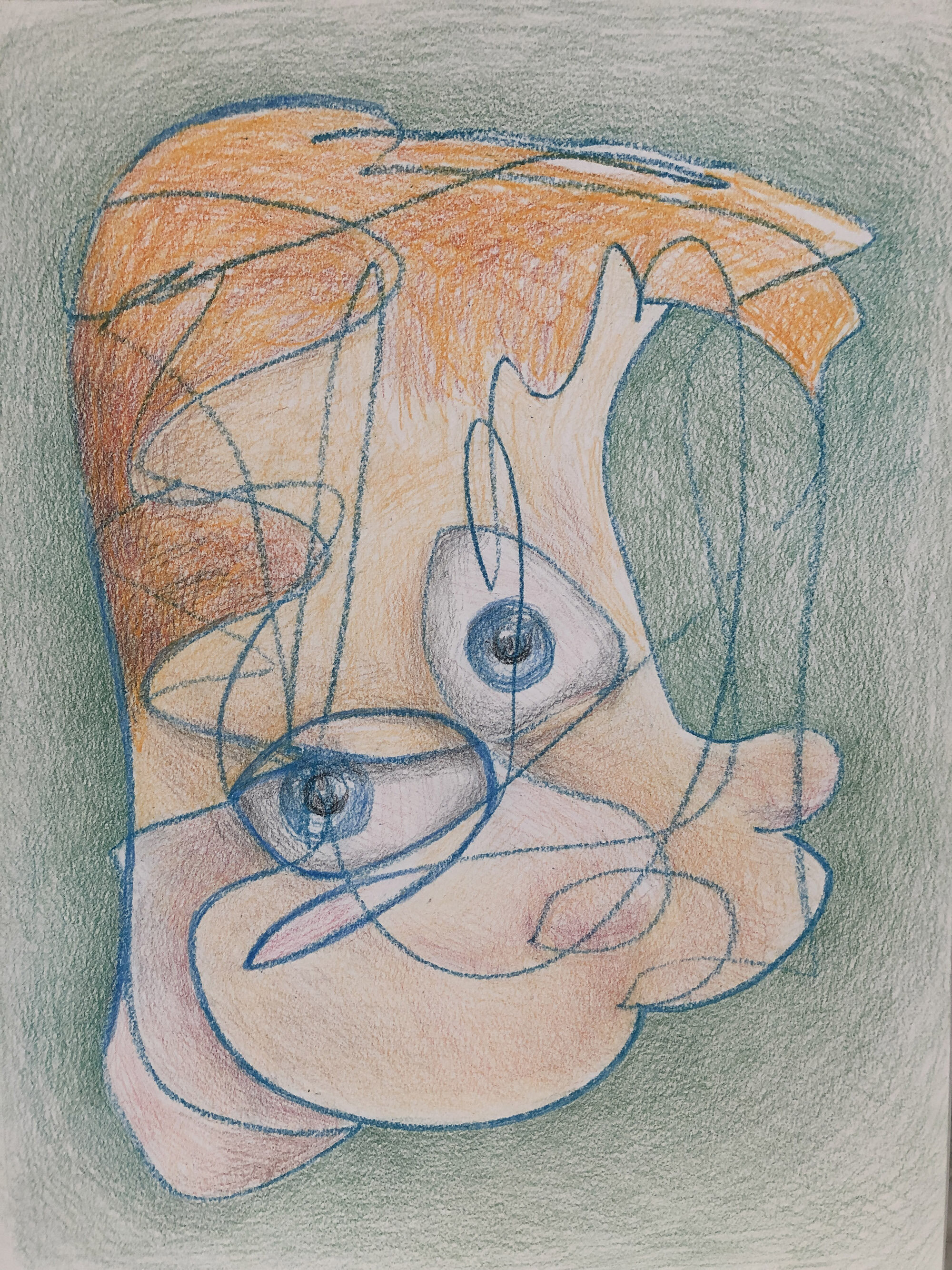 SOLD Boy  9" x12" Colored Pencil on Paper