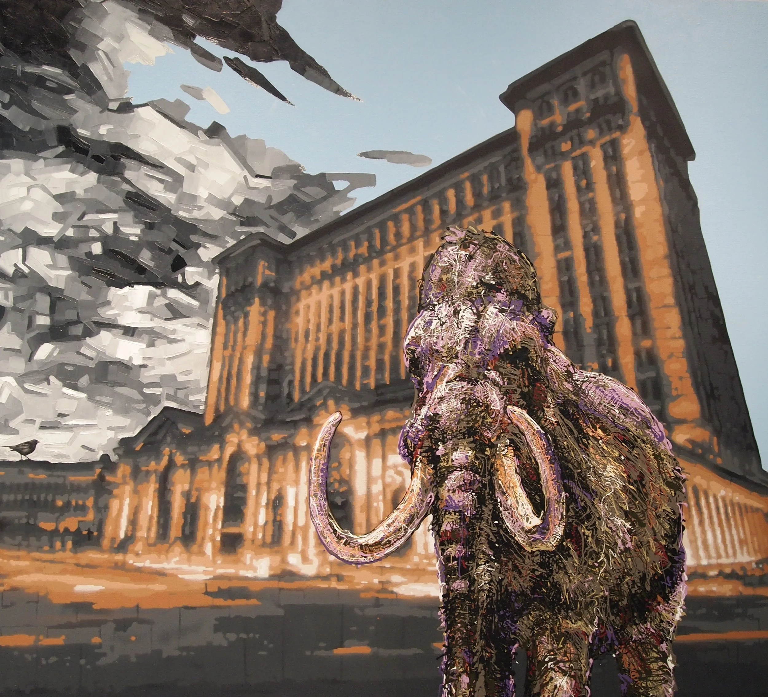 craig paul nowak train station detroit sleep painting mammoth.jpg